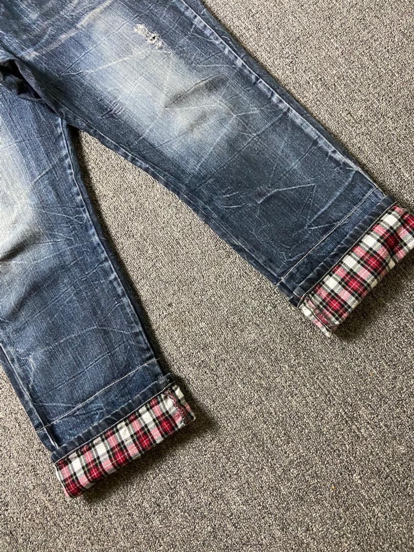 Japanese Brand Roddie Brand Capri Denim Jeans with Double Waist (184) Size US 34 / EU 50 - 10 Thumbnail