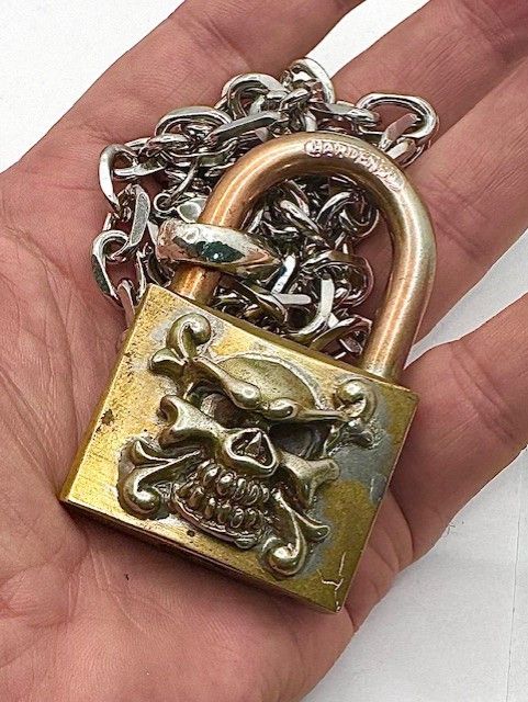 Other TRAVIS WALKER Double Cross .925 Skull Padlock Size ONE SIZE - 2 Thumbnail