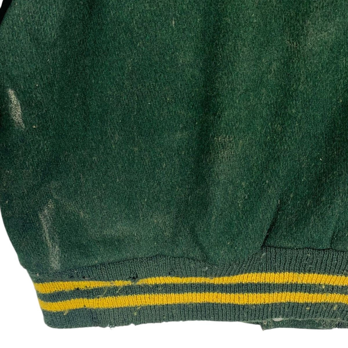Golden Bear 🔥🔥 VINTAGE GOLDEN BEAR VARSITY WOOL LEATHER JACKET Size US M / EU 48-50 / 2 - 11 Thumbnail