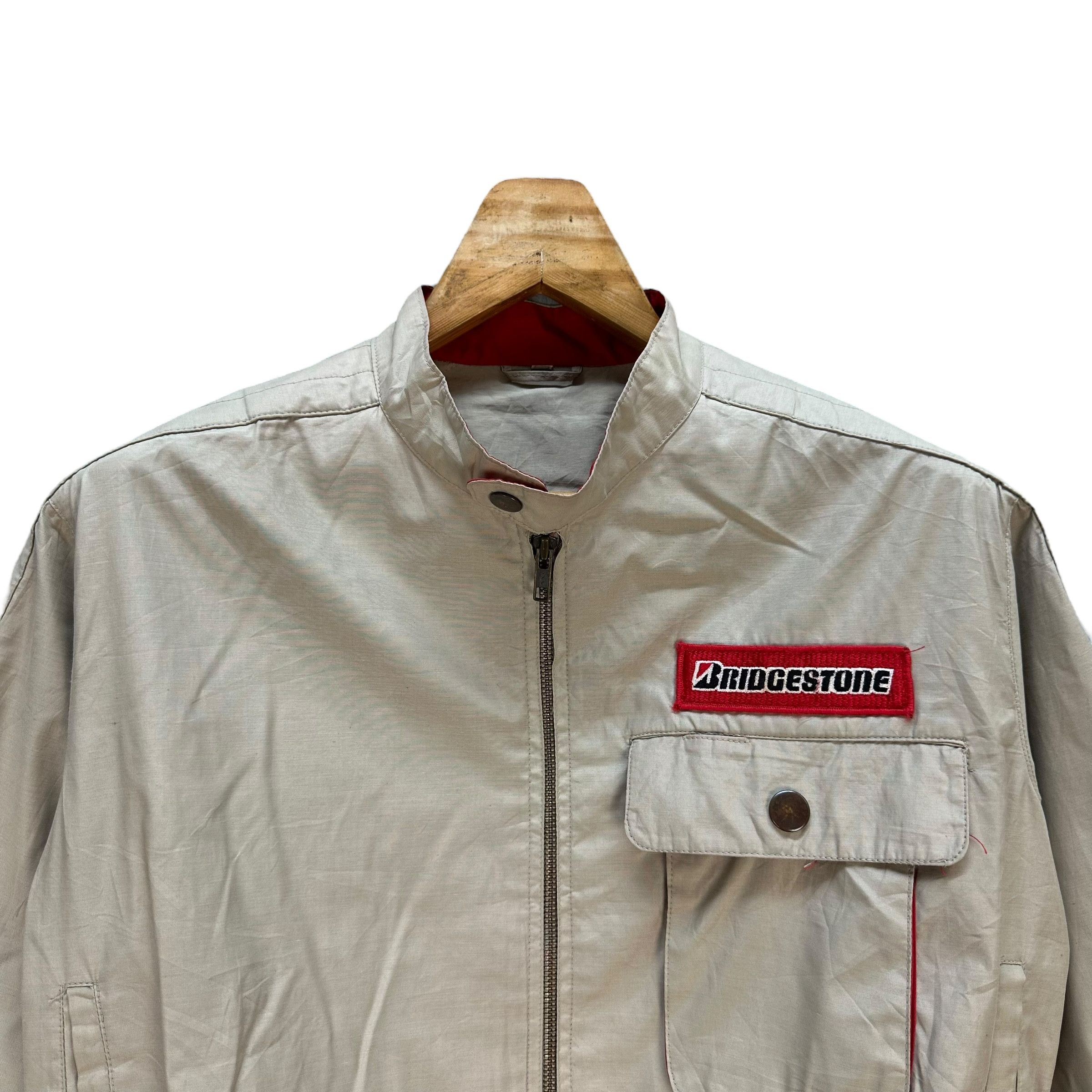 Vintage 90's BRIDGESTONE Big Logo Motorsport Jacket #A75-1808 Size US S / EU 44-46 / 1 - 2 Thumbnail