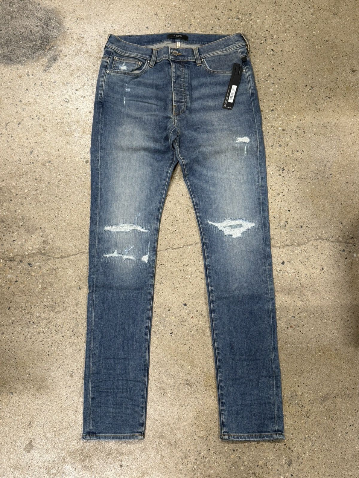 Amiri Amiri Distressed Jeans NEW RETAIL 1000$ Size US 32 / EU 48 - 1 Thumbnail