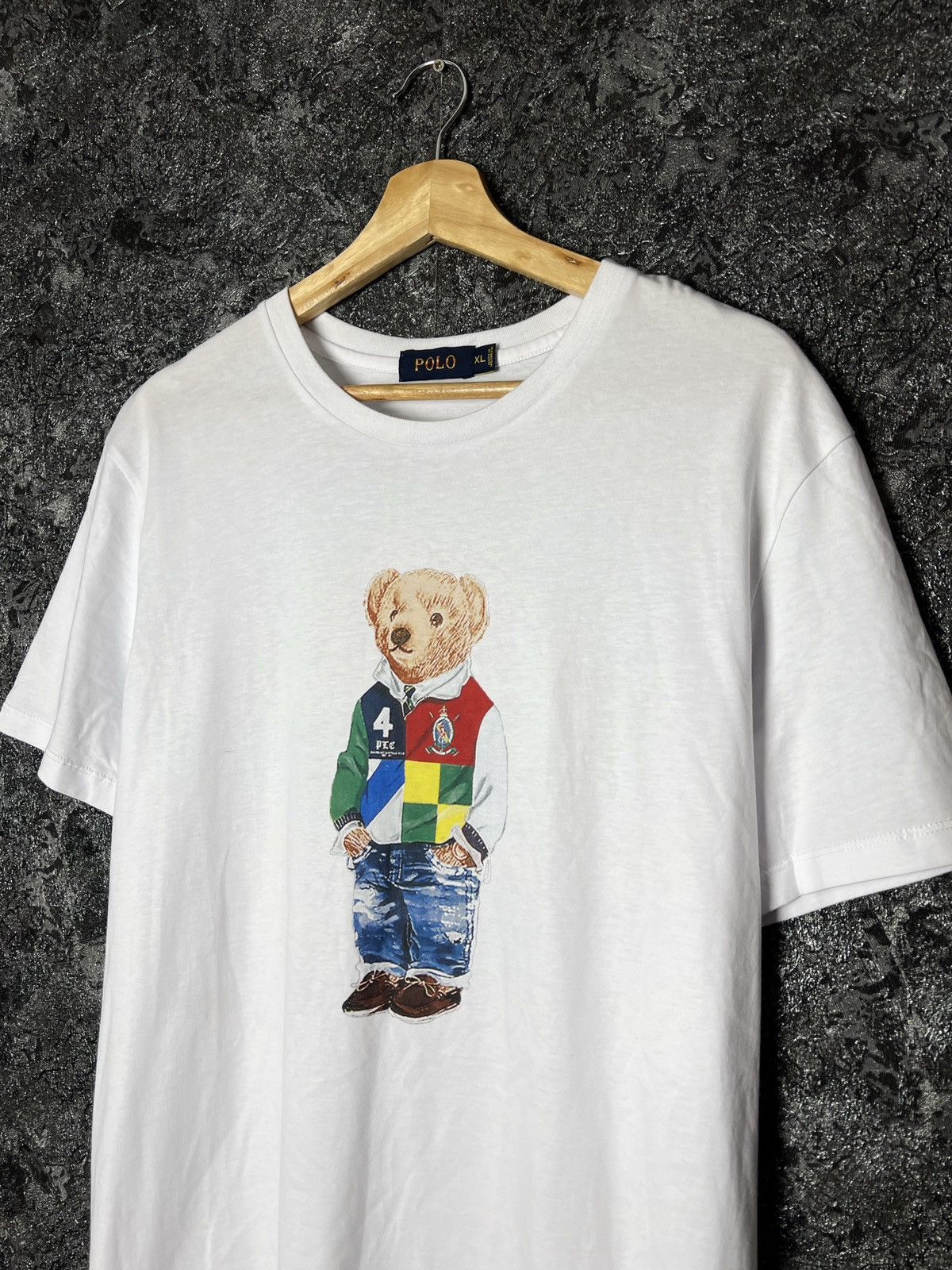 Polo Ralph Lauren × Ralph Lauren × Ralph Lauren Sport Y2K Vintage Polo Bear Ralph Lauren T Shirt RRL Size XL Size US XL / EU 56 / 4 - 2 Thumbnail