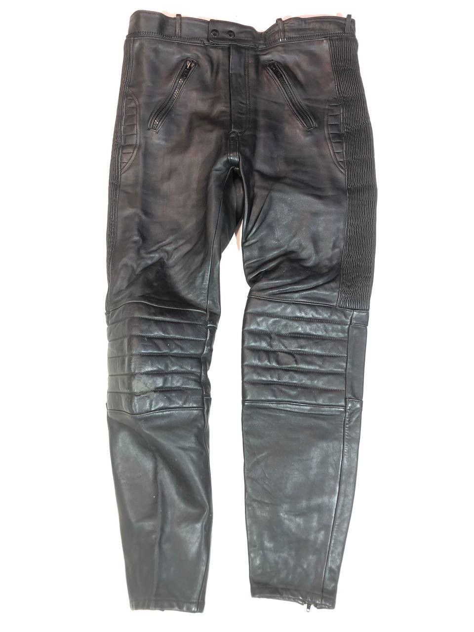 Leather Polo Vintage Racing Motorcycle Leather Pants Size US 33 - 1 Thumbnail