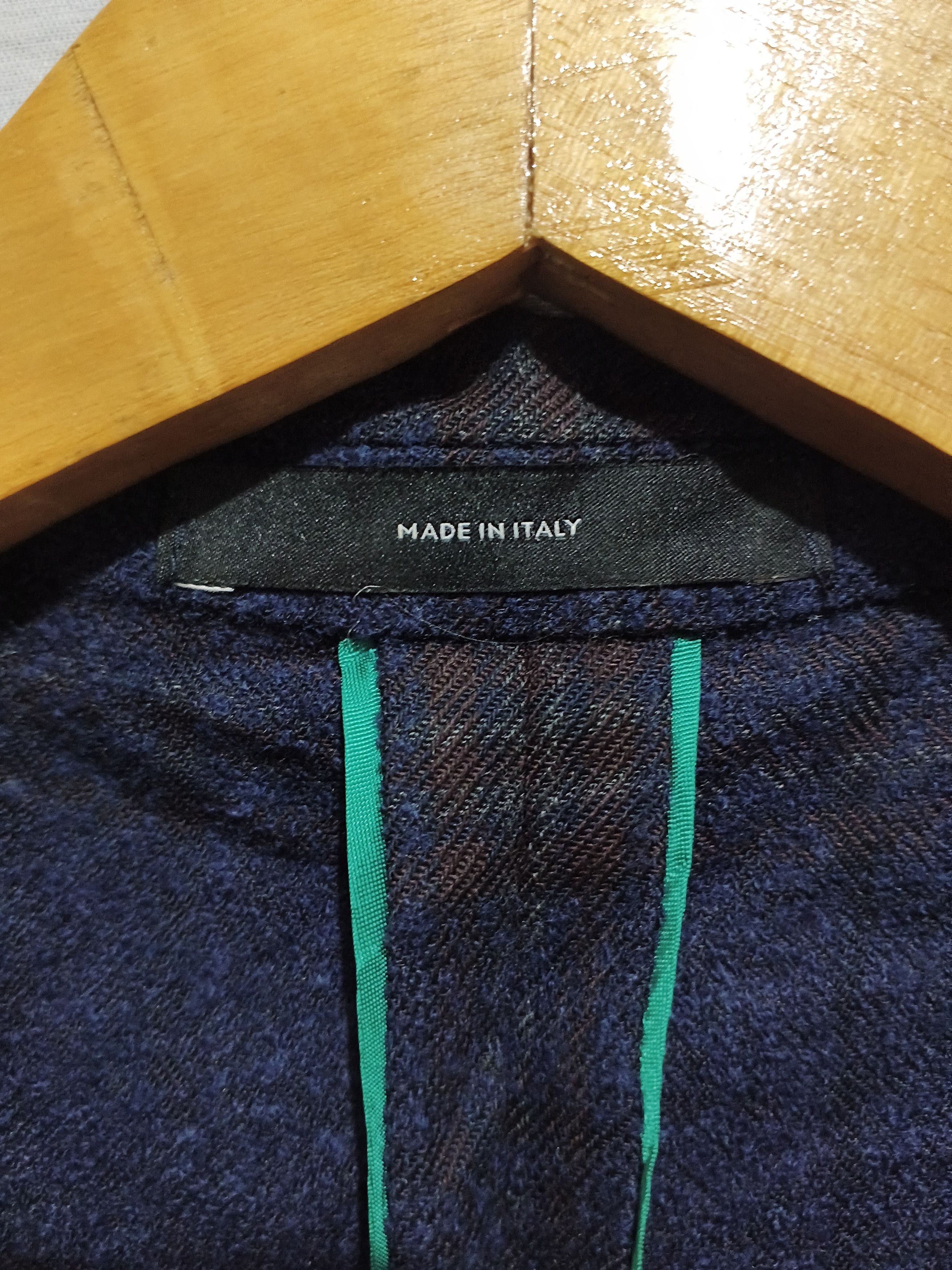 Paul Smith Paul Smith Soho Fit Navy Check Wool Tailored Blazer Jacket Size 40R - 9 Thumbnail