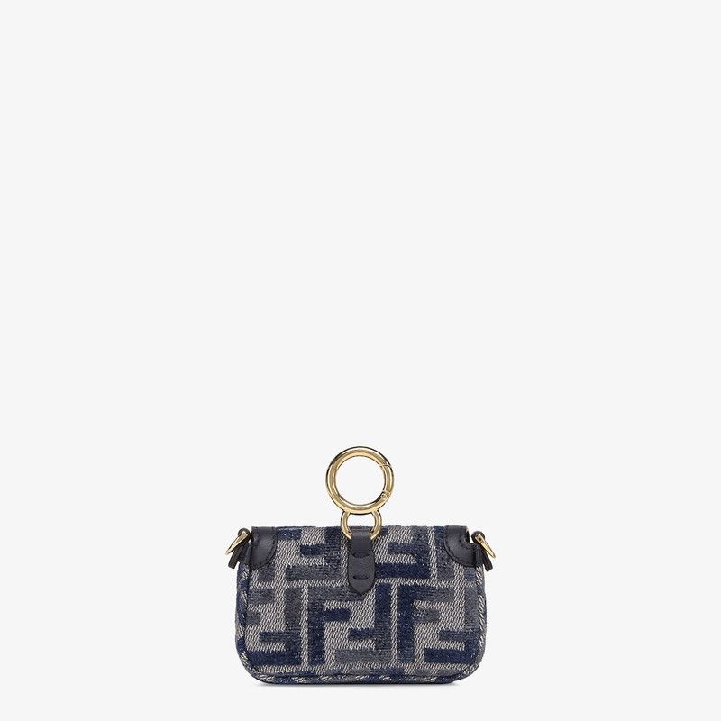 Fendi o1s1wg111125 Size: OS/ Nano Baguette Charm in Blue Size ONE SIZE - 2 Thumbnail