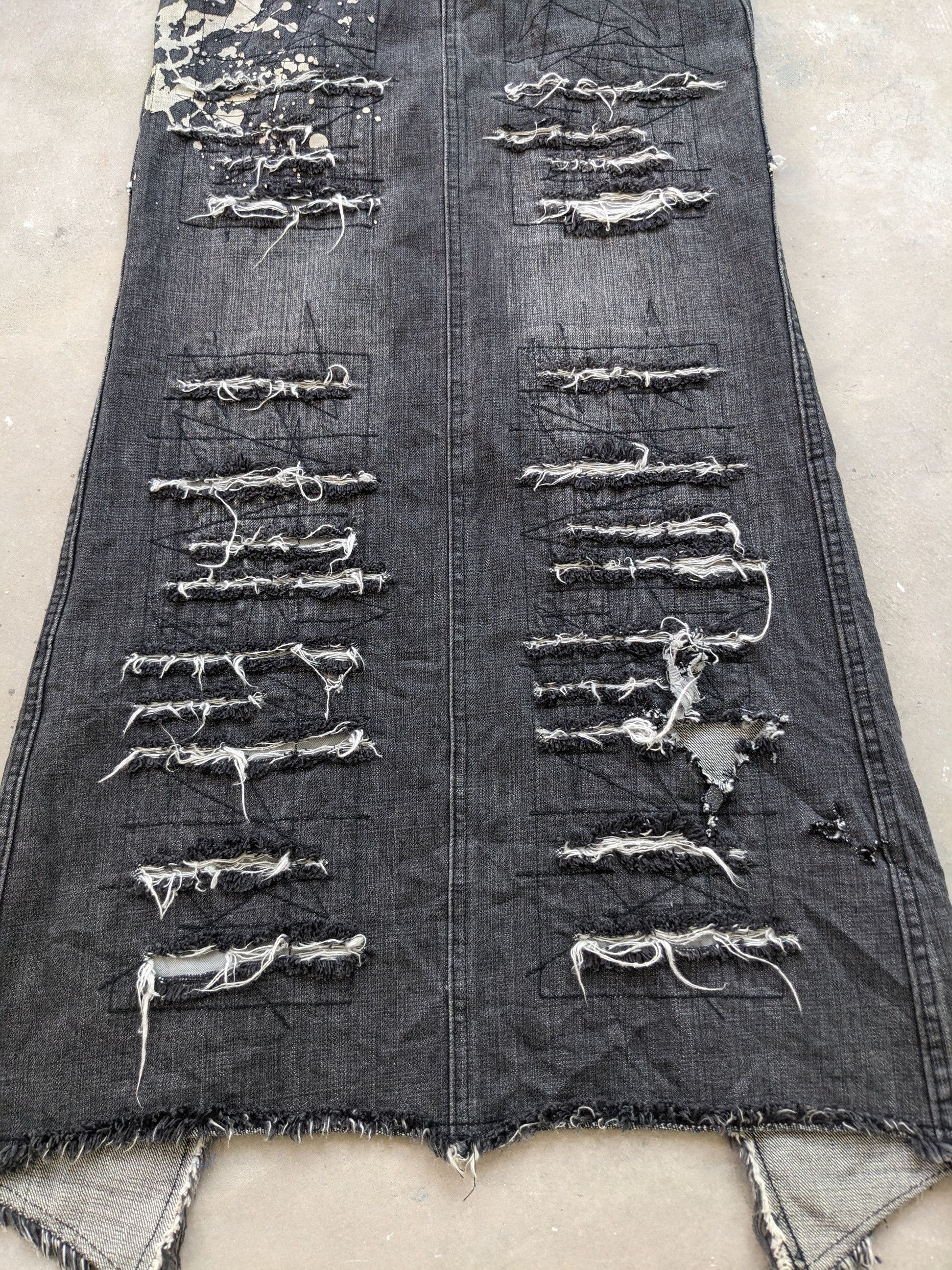 Hysteric Glamour OFFER TODAY 🔥 Vintage Hysteric Glamour Denim Bondage Skirt Size 29" - 4 Thumbnail