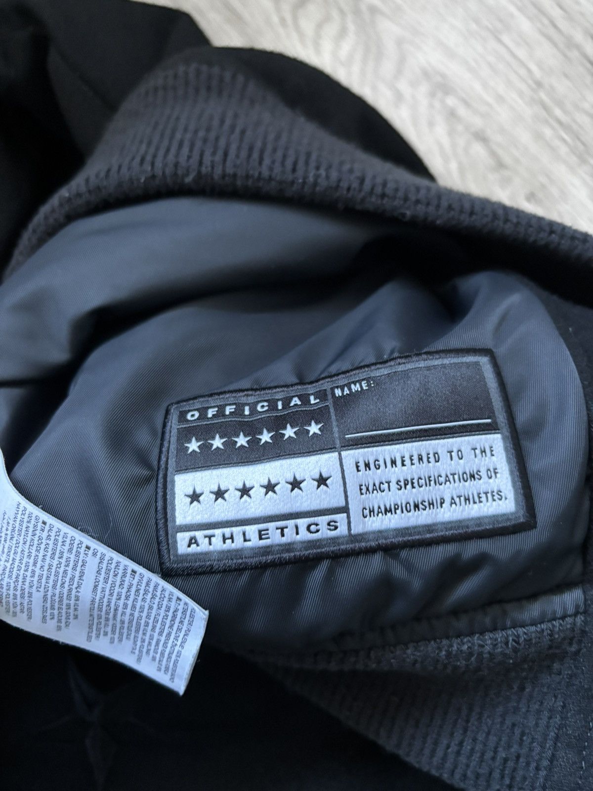 Nike NIKE Destroyer Leather & Wool Varsity Jacket 802644-010 Size US S / EU 44-46 / 1 - 25 Thumbnail