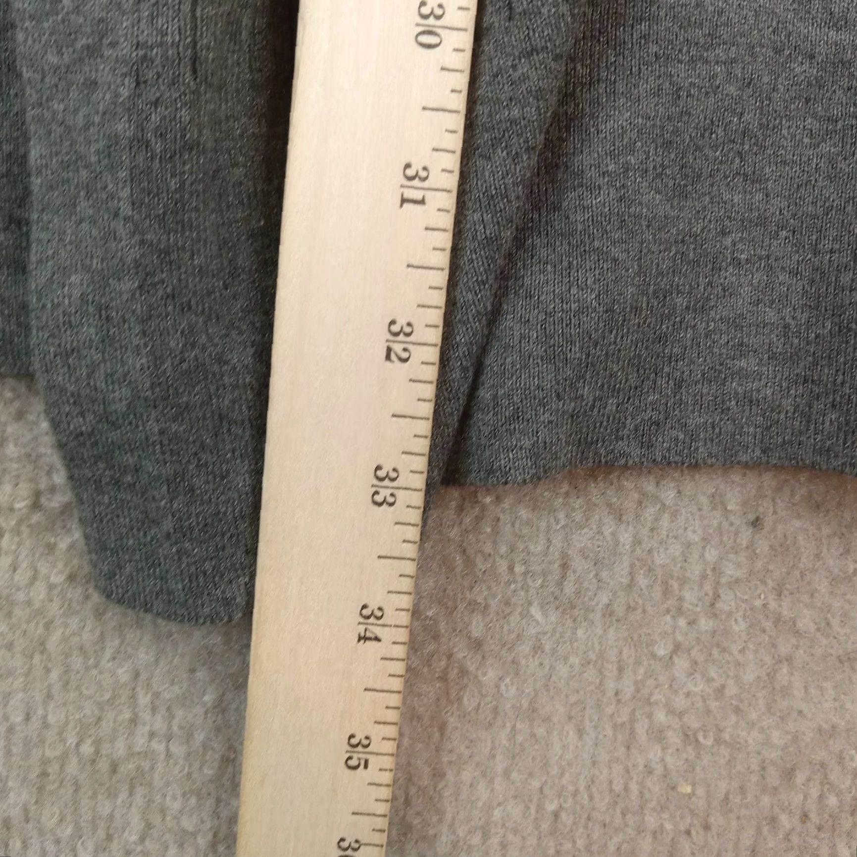 Talbots Talbots Womens Medium Petite Sweater Gray Open Front Cardigan Size M / US 6-8 / IT 42-44 - 3 Thumbnail