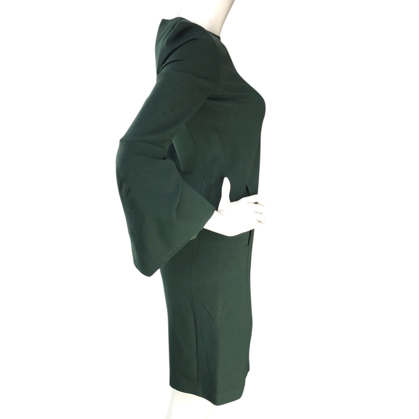 Lafayette 148 Lafayette 148 New York Womens Size XS Dress Round Neck Green Size XS / US 0-2 / IT 36-38 - 9 Thumbnail