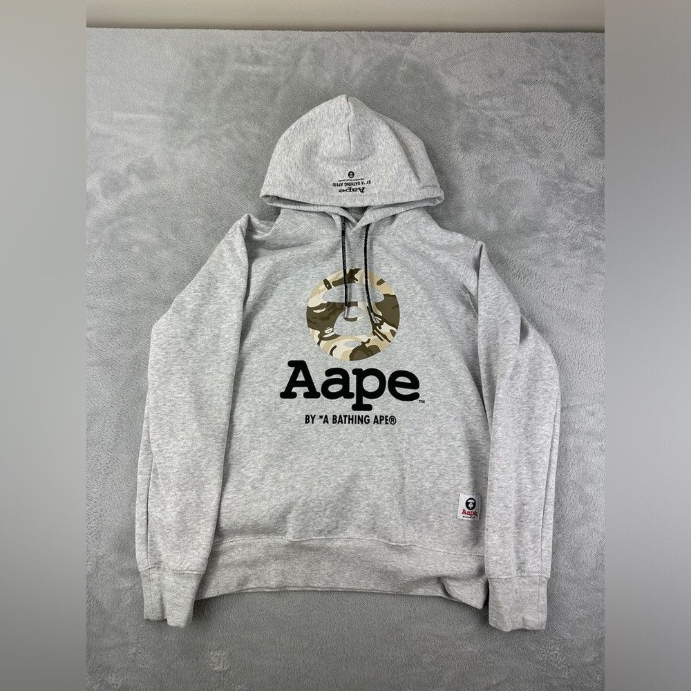 Aape by A Bathing Ape Logo Pullover Hoodie