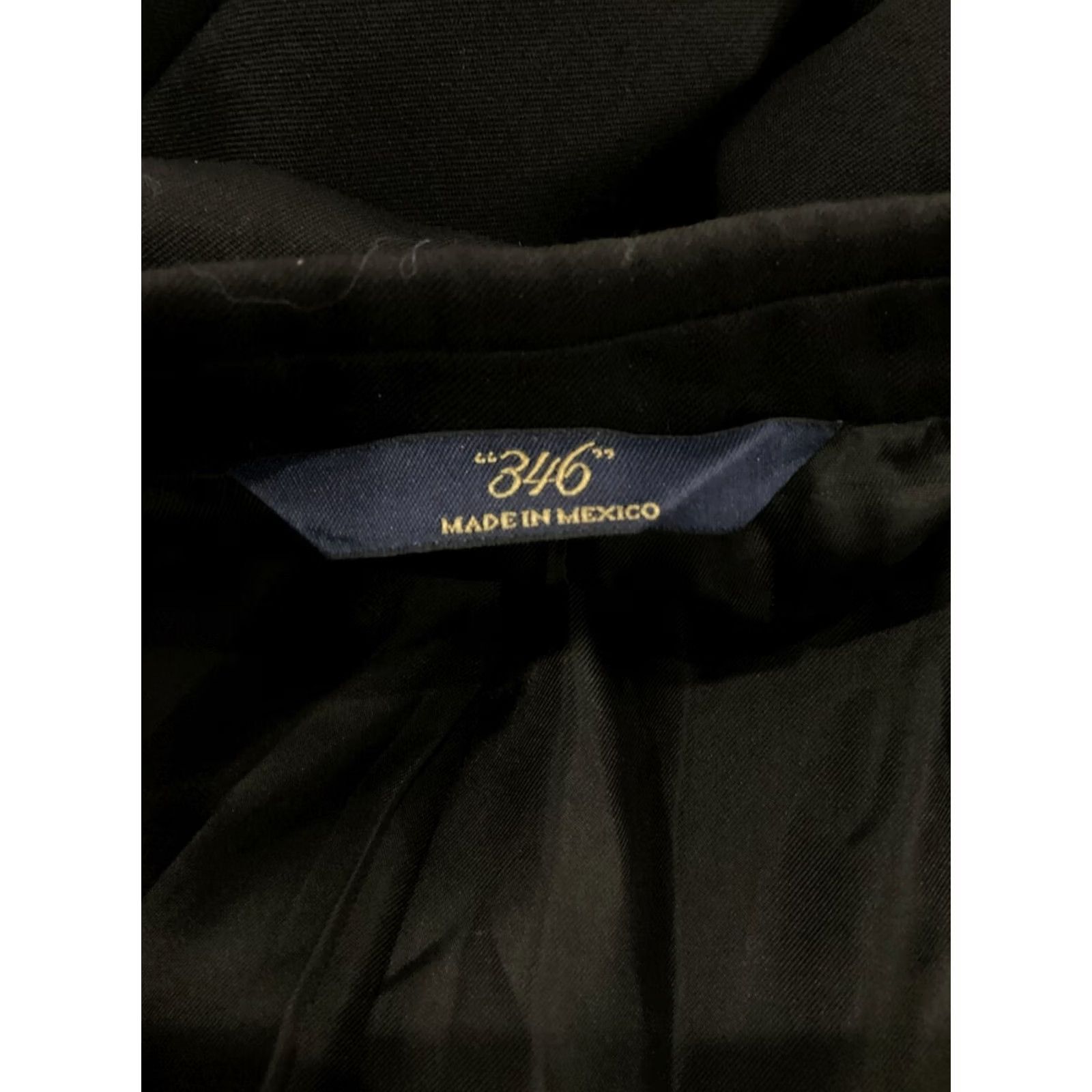 Brooks Brothers 346 Brooks Brothers Suit Coat Mens 50 Black Wool Tuxedo Jacket Regular Formal Suit Jacket Size 50R - 3 Thumbnail