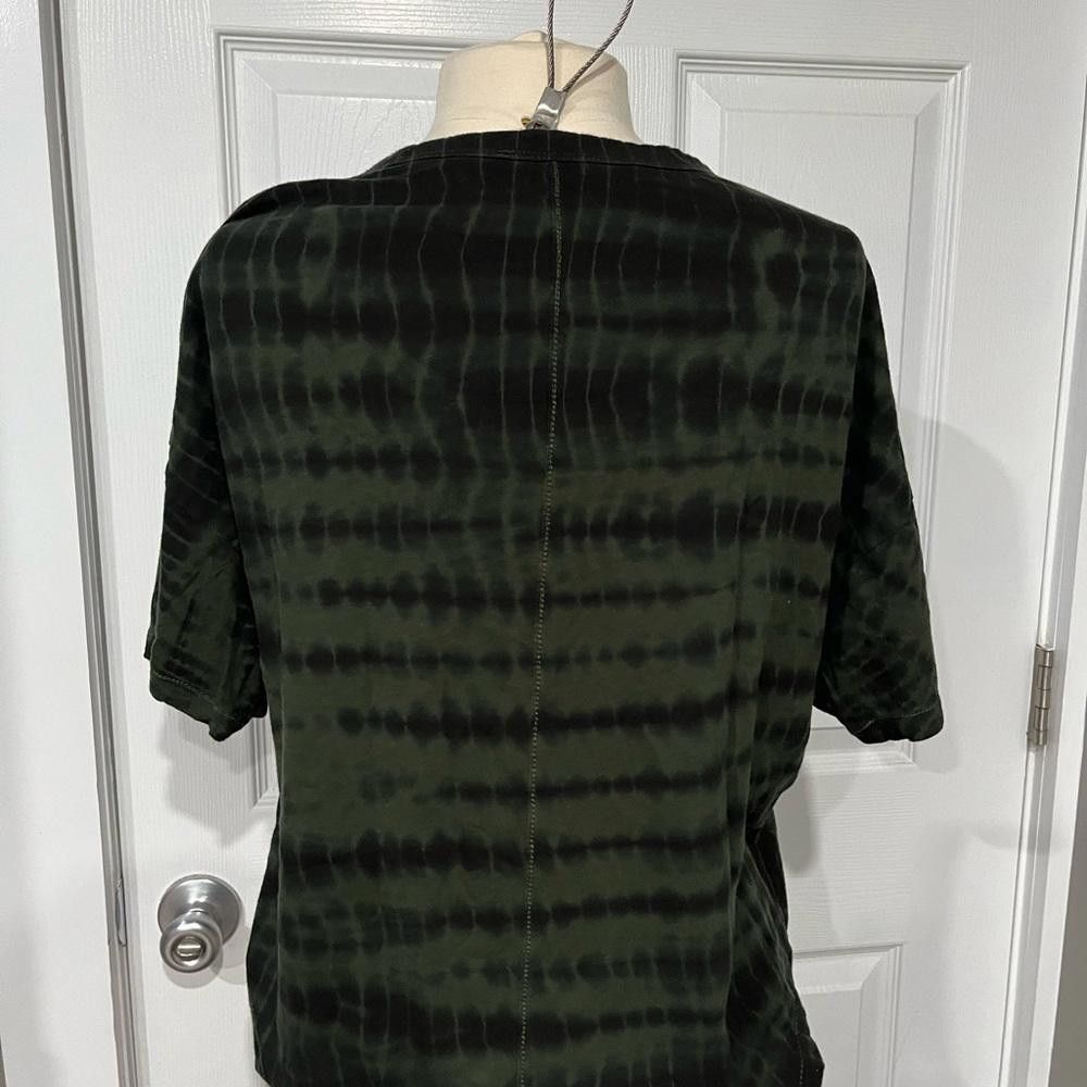 Designer Athleta Women's Green Round Neck Short Sleeve Tee Tie Dye Size S / US 4 / IT 40 - 2 Thumbnail