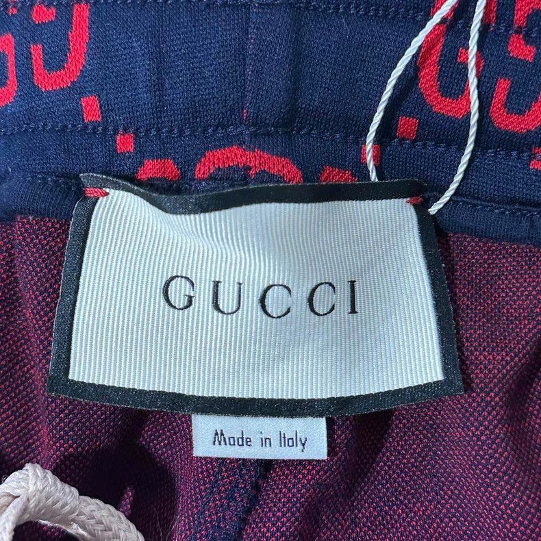 Gucci Red Printed Gucci Long Pants-2505 Size 23" - 4 Thumbnail