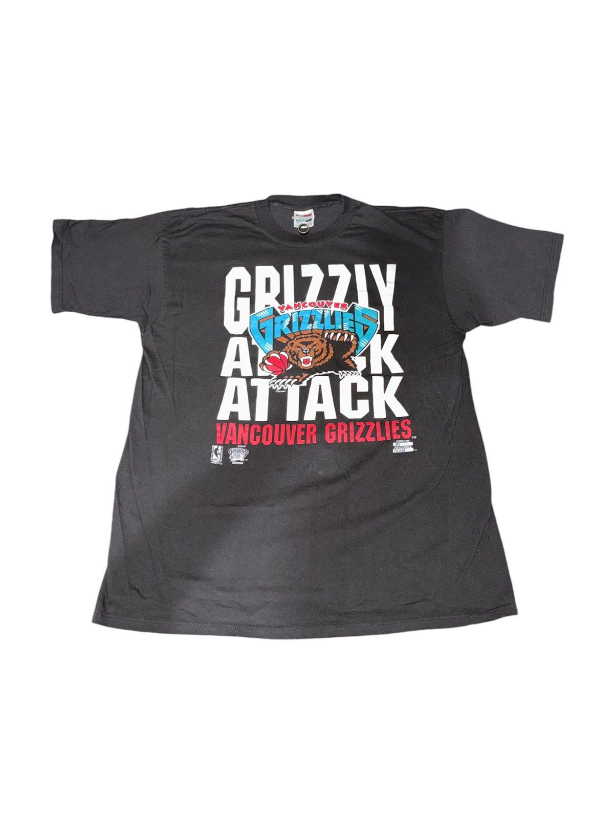 NBA 1994 NBA Vancouver Grizzlies T Shirt Size US XL / EU 56 / 4 - 1 Thumbnail