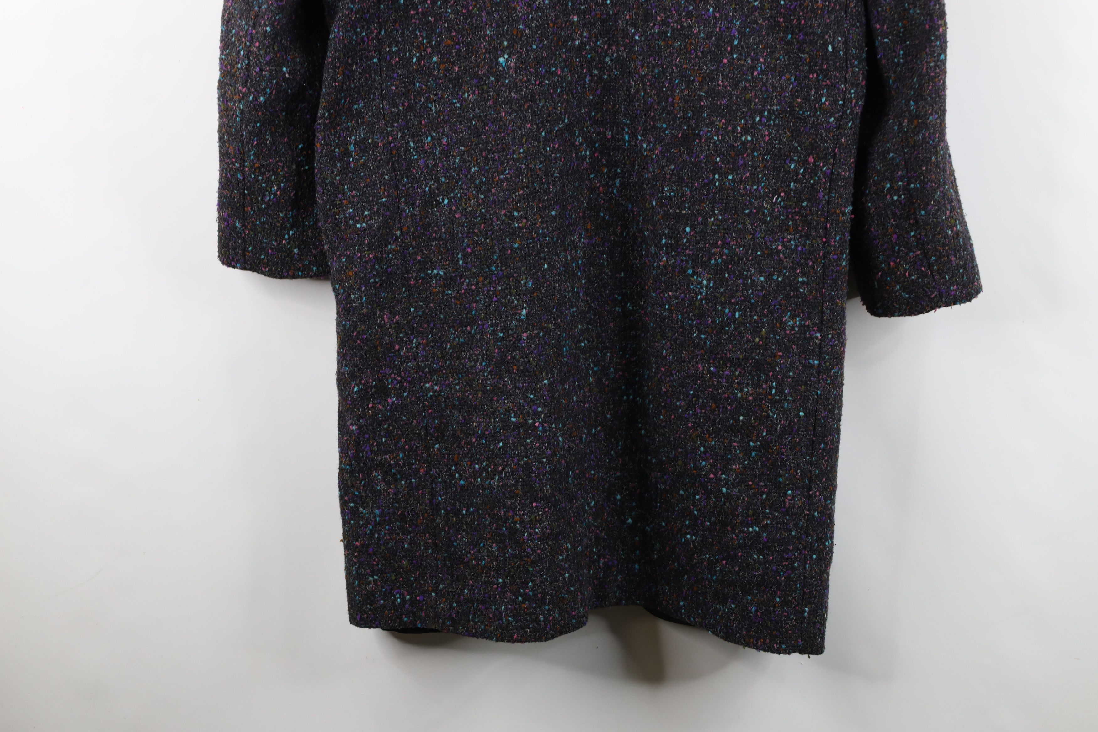 Vintage Vintage 70s Streetwear Wool Tweed Trench Coat Jacket USA Size L / US 10 / IT 46 - 15 Thumbnail