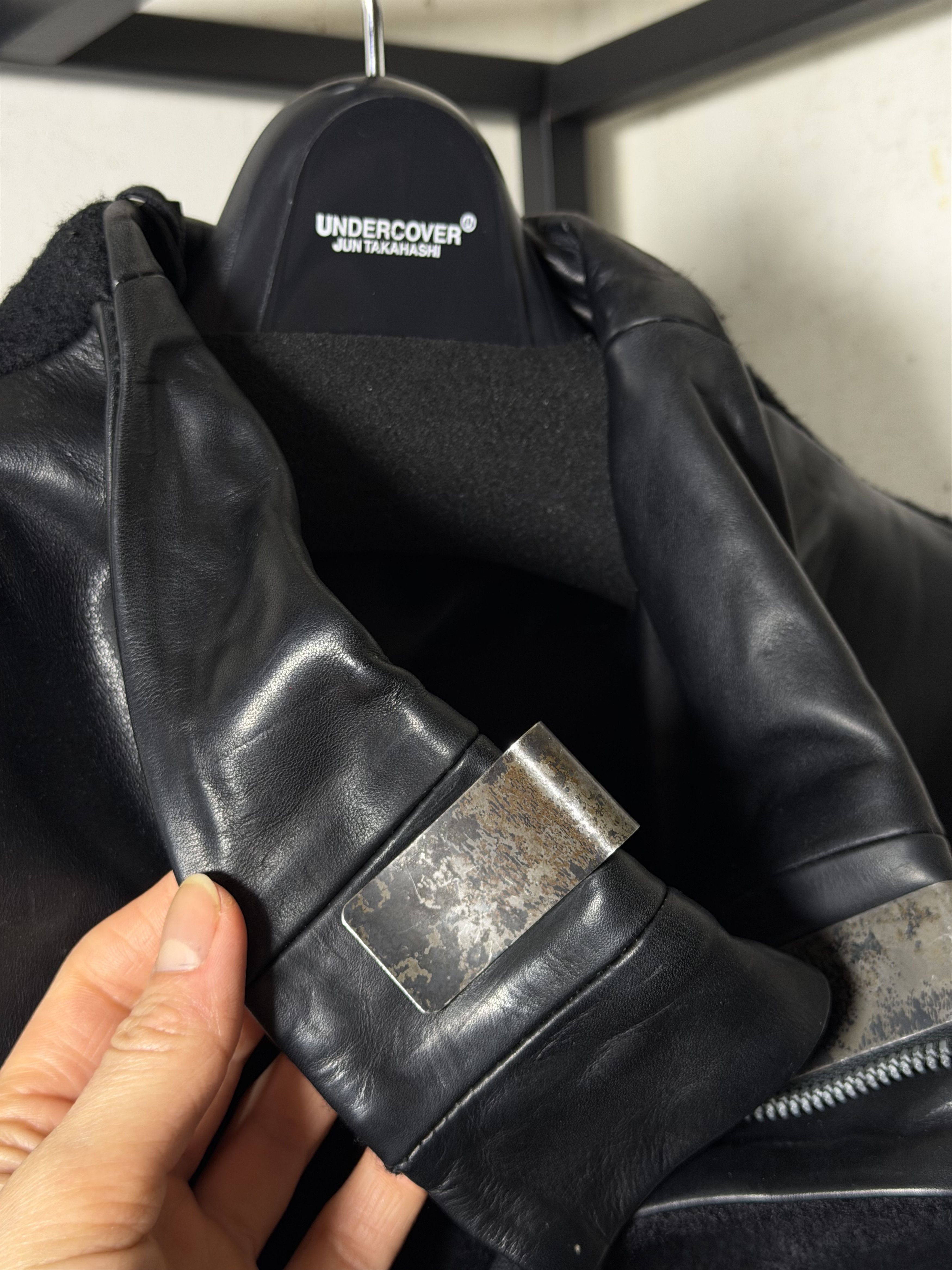 Boris Bidjan Saberi Boris Bidjan Saberi J1 Black Boch Skin Metal Clip Jacket Size US XL / EU 56 / 4 - 8 Thumbnail