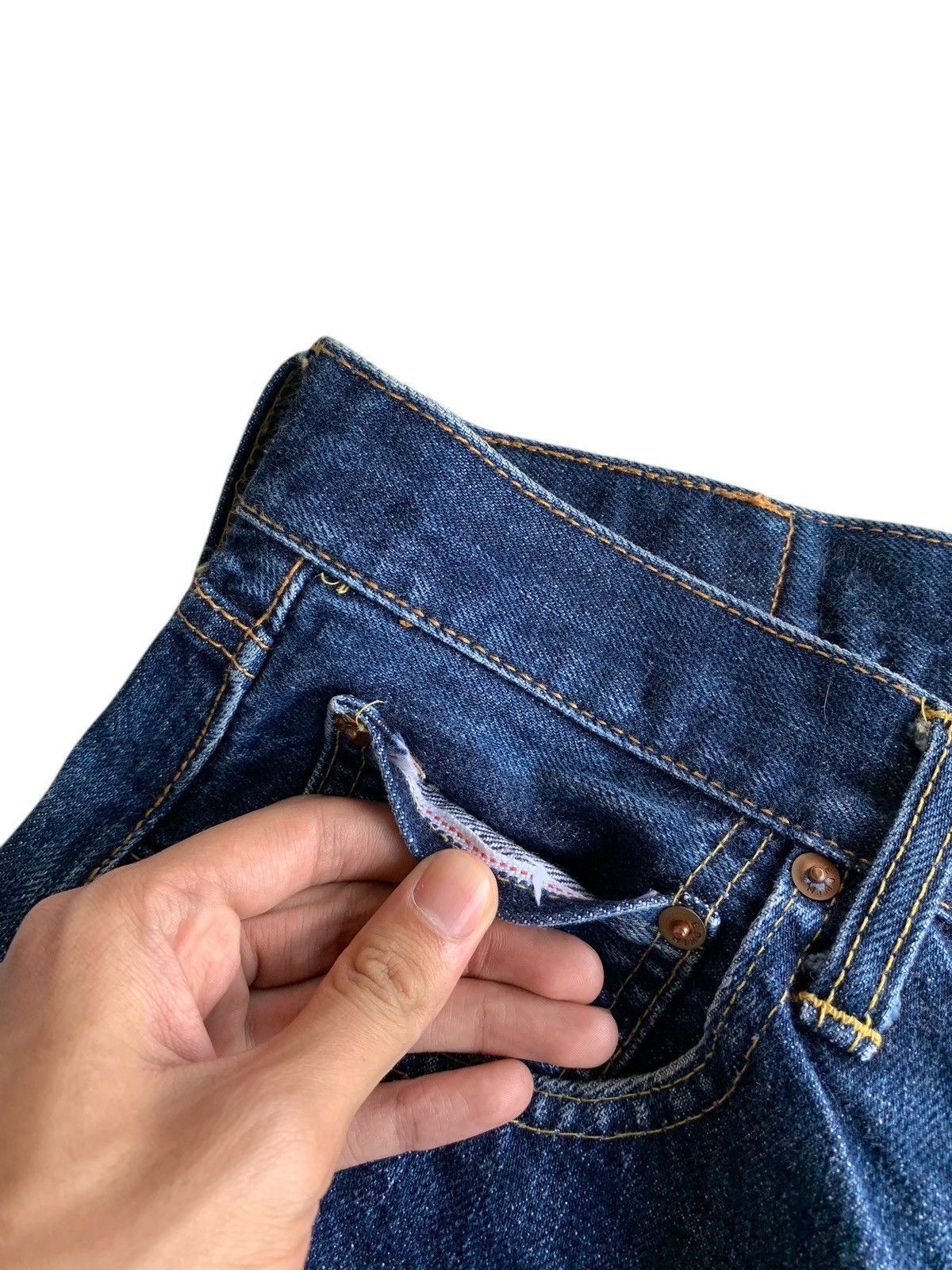 Edwin VINTAGE EDWIN 505 BAGGY SELVEDGE JAPANESE DENIM Size US 29 - 10 Thumbnail