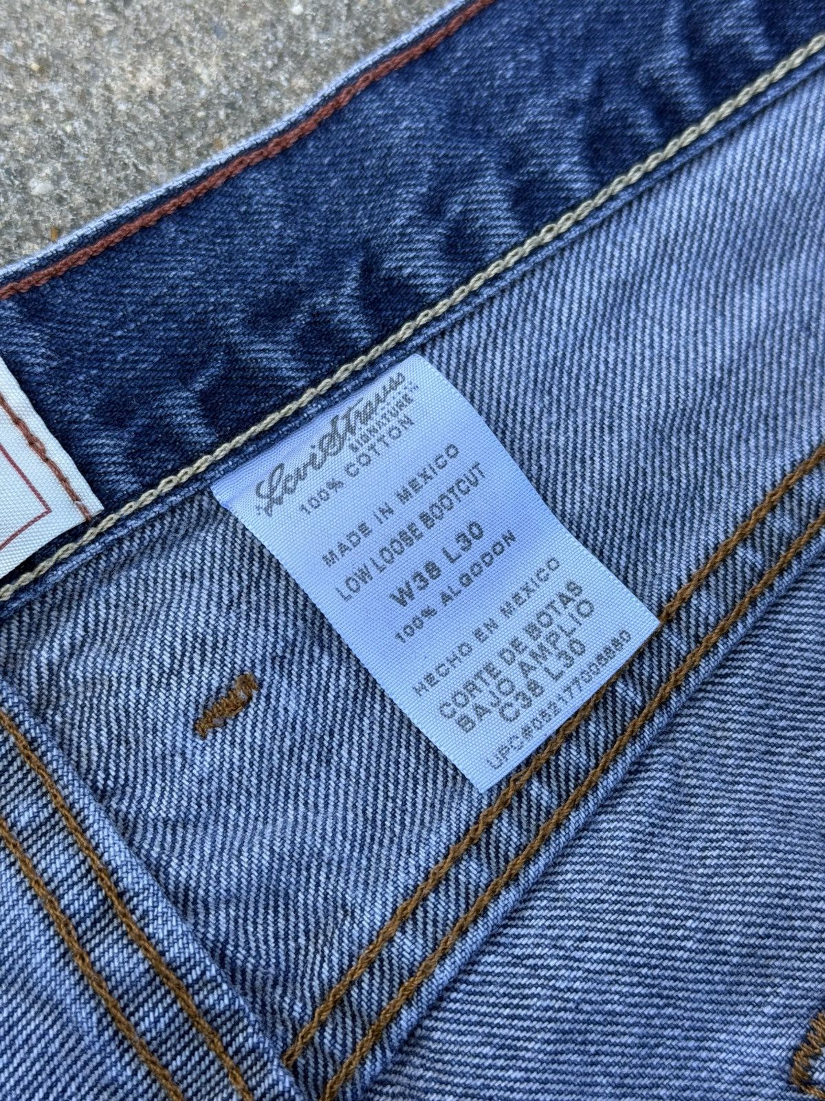 Levi's Vintage 00‘s Levi’s Signature Baggy Wash Jeans Size US 38 / EU 54 - 6 Thumbnail
