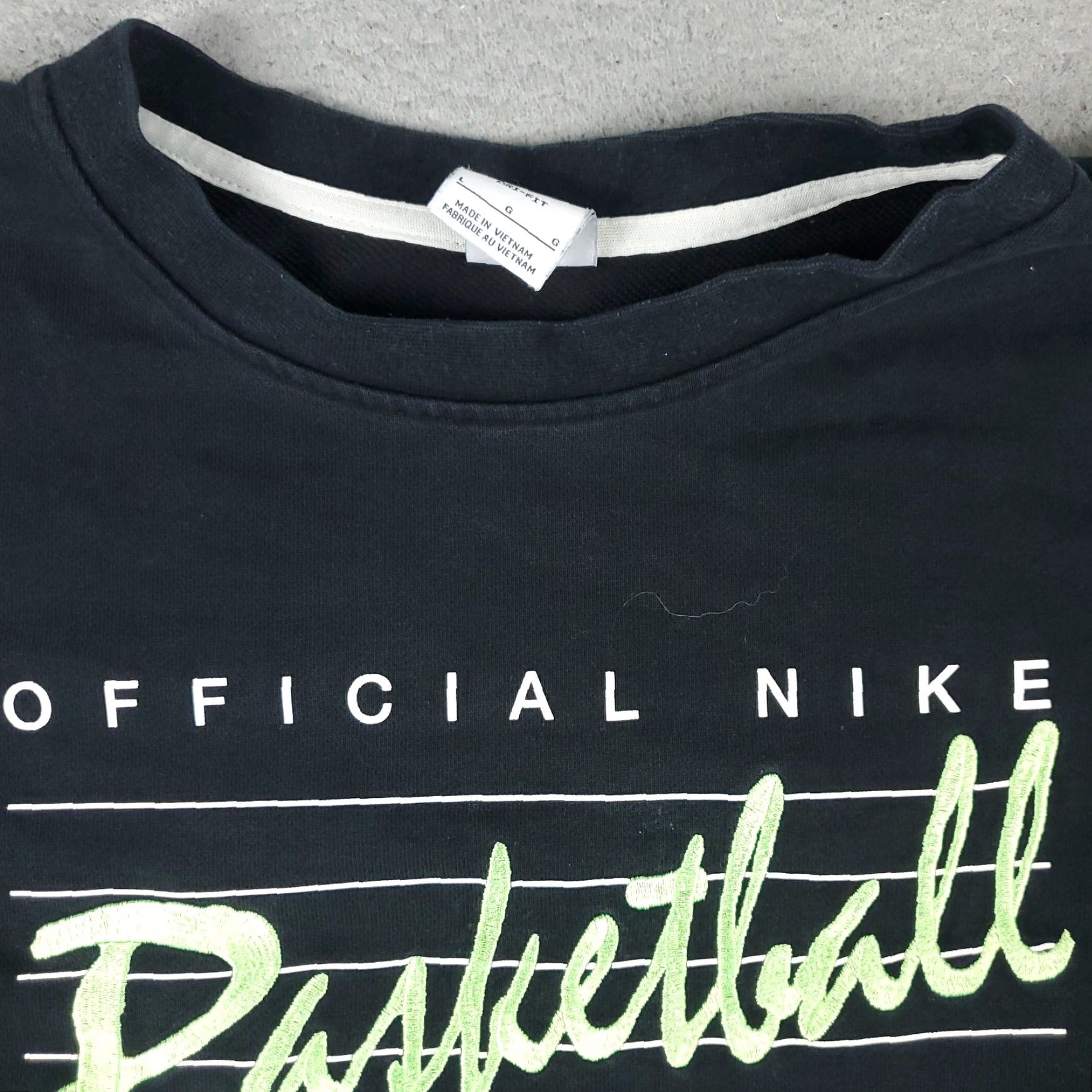 Nike Nike Pullover Sweater Mens Large Black Casual Sweatshirt Swoosh Size US L / EU 52-54 / 3 - 2 Thumbnail