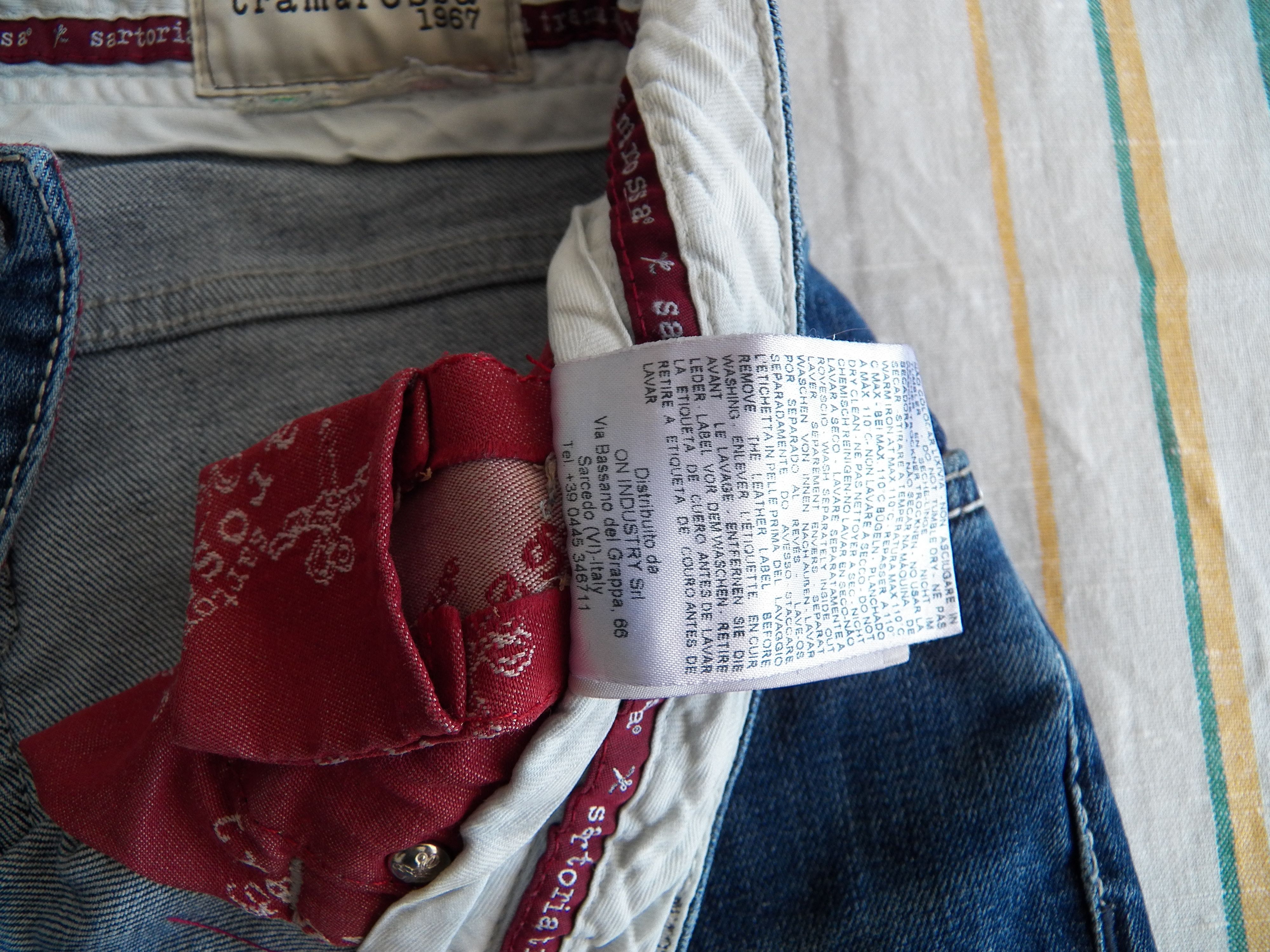 Other Sartoria Tramarossa Leonardo Mens Jeans Size 34 W34 L28 Slim Size US 34 / EU 50 - 7 Thumbnail