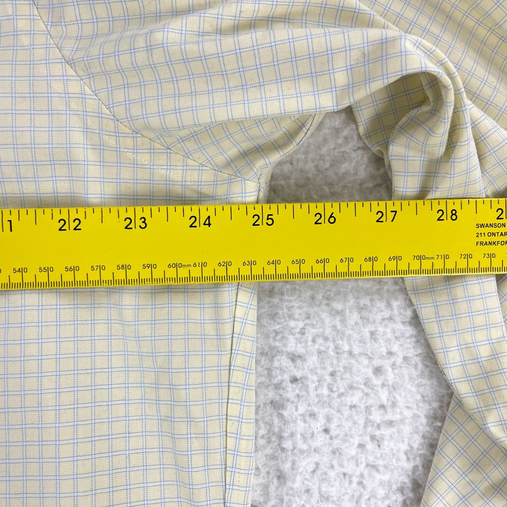 Brooks Brothers Brooks Brothers Button-Down Shirt Mens Large Yellow Plaid Long Sleeve Cotton Spandex Dress Shirt Size US L / EU 52-54 / 3 - 6 Thumbnail