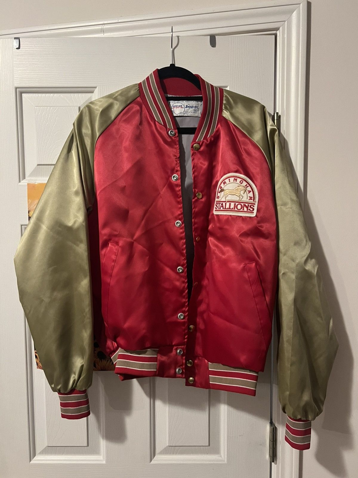 Vintage Vintage USFL Varsity jacket Size US L / EU 52-54 / 3 - 1 Thumbnail