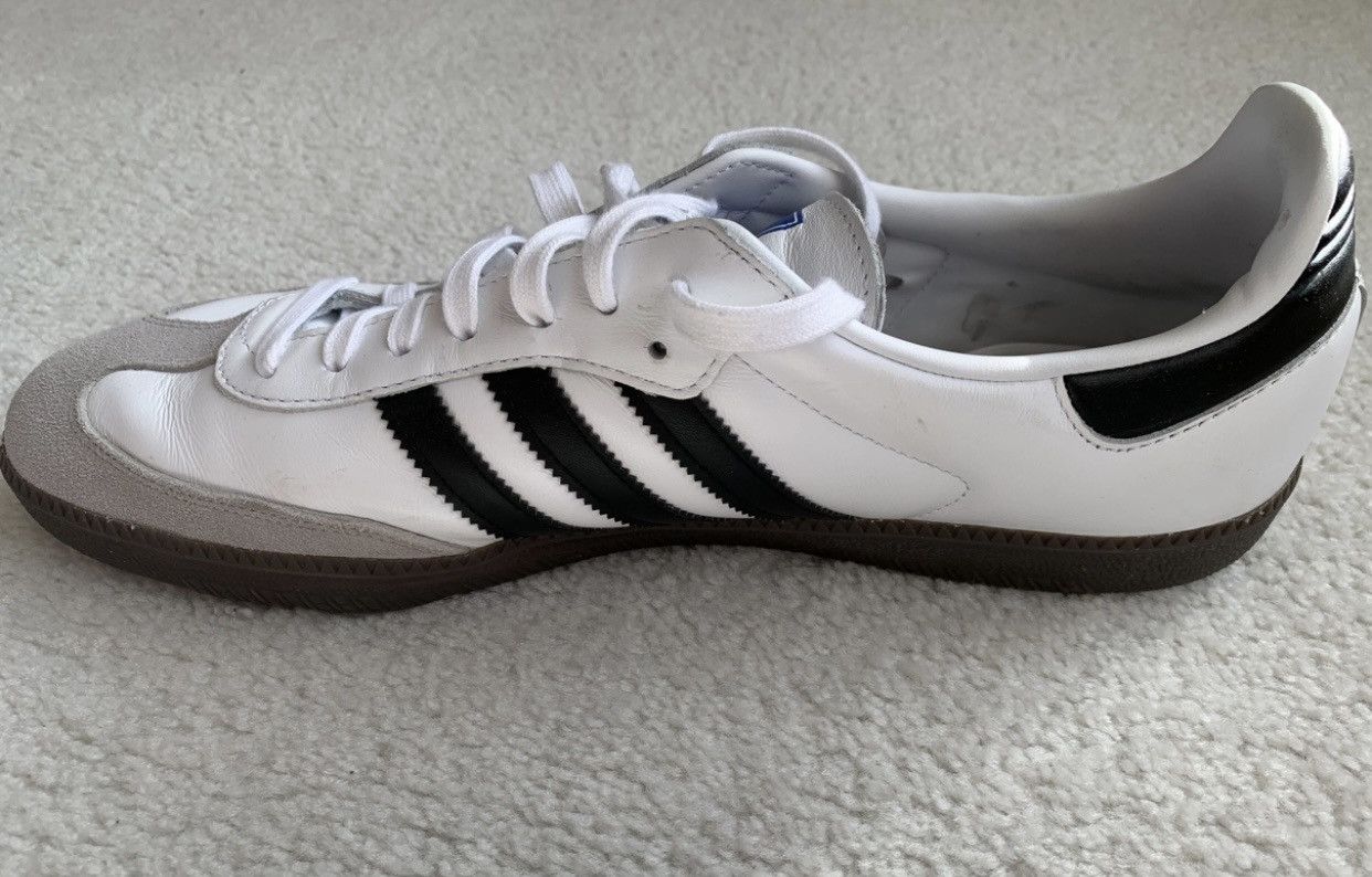 Adidas Adidas Samba leather low sneakers Size US 13 / EU 46 - 5 Thumbnail