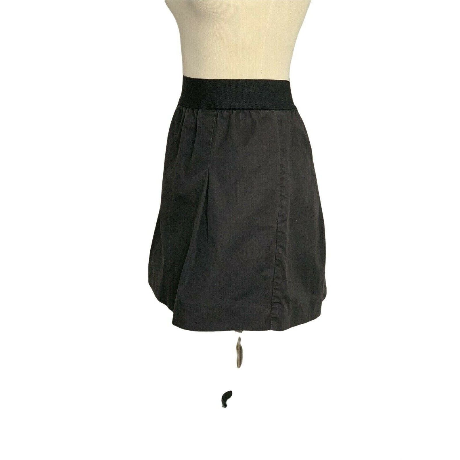 J.Crew J. CREW Dark Gray/black pull on mini Skirt Size 0 Size 25" / US 0 / IT 36 - 5 Thumbnail