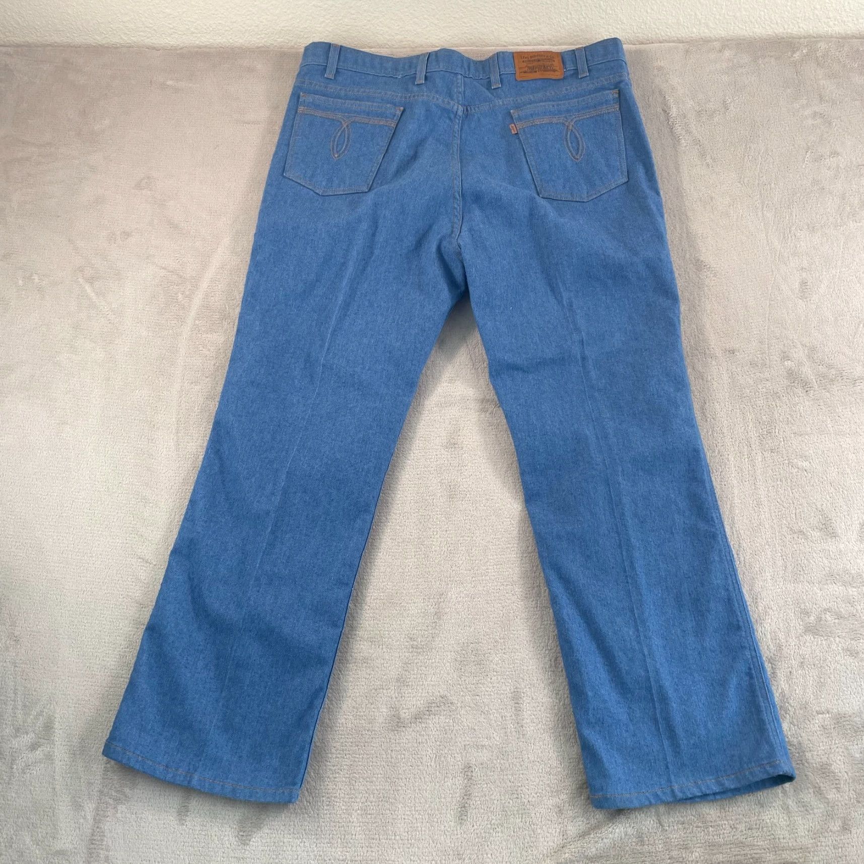 Levi's VINTAGE Levi's Pants Men 40x30 Blue Bootcut Embroidered Ranch Copper Tab 90s Size US 40 / EU 56 - 5 Thumbnail