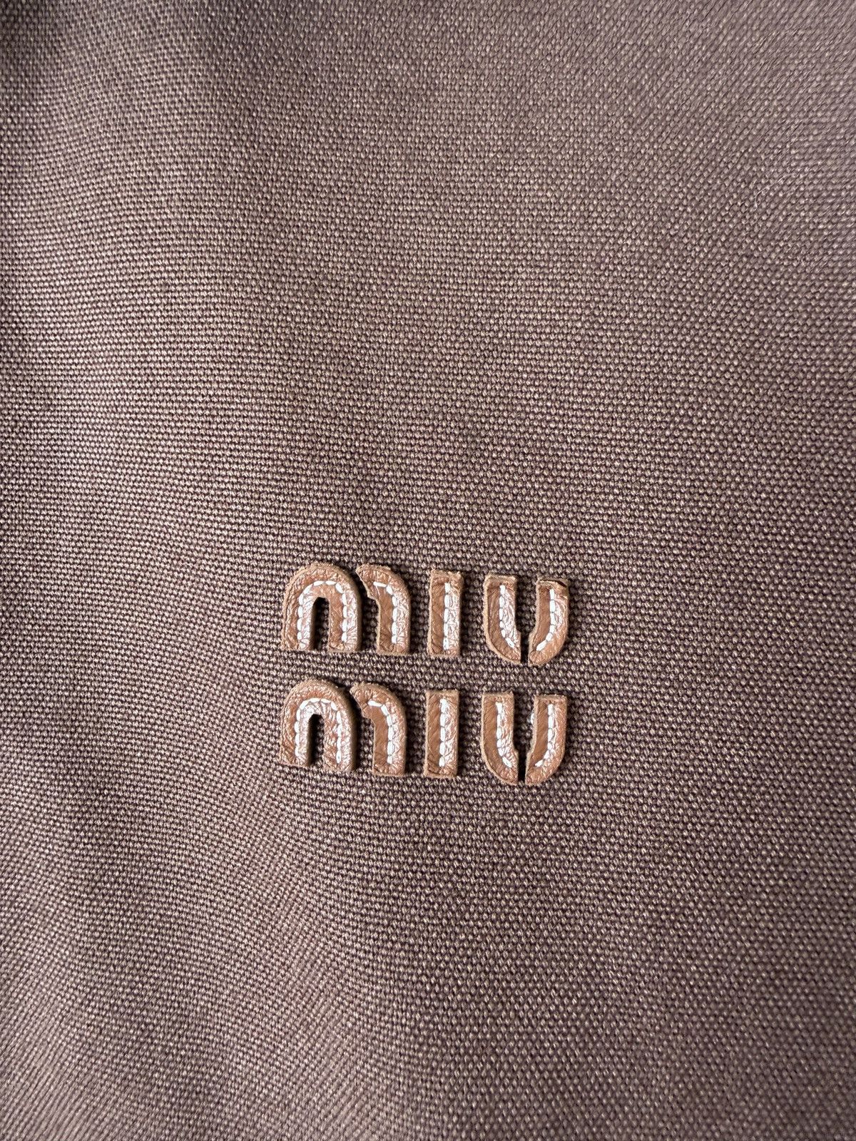 Miu Miu MIU MIU Canvas Jacket Size US L / EU 52-54 / 3 - 4 Thumbnail