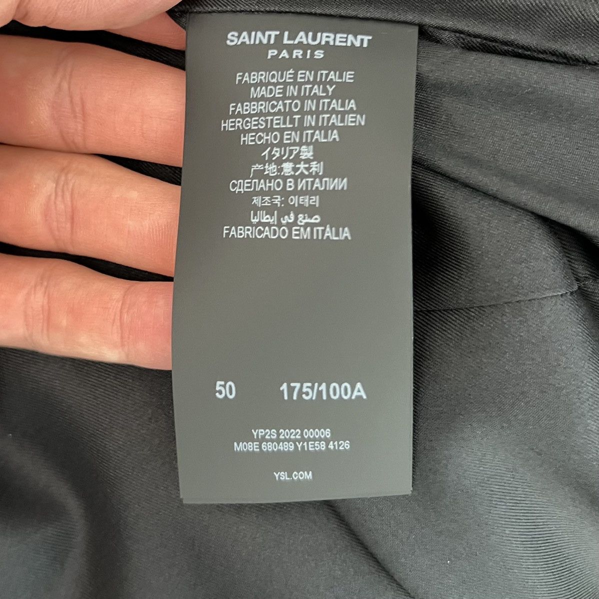Saint Laurent Paris Saint Laurent Satin Overcoat Size US M / EU 48-50 / 2 - 8 Thumbnail