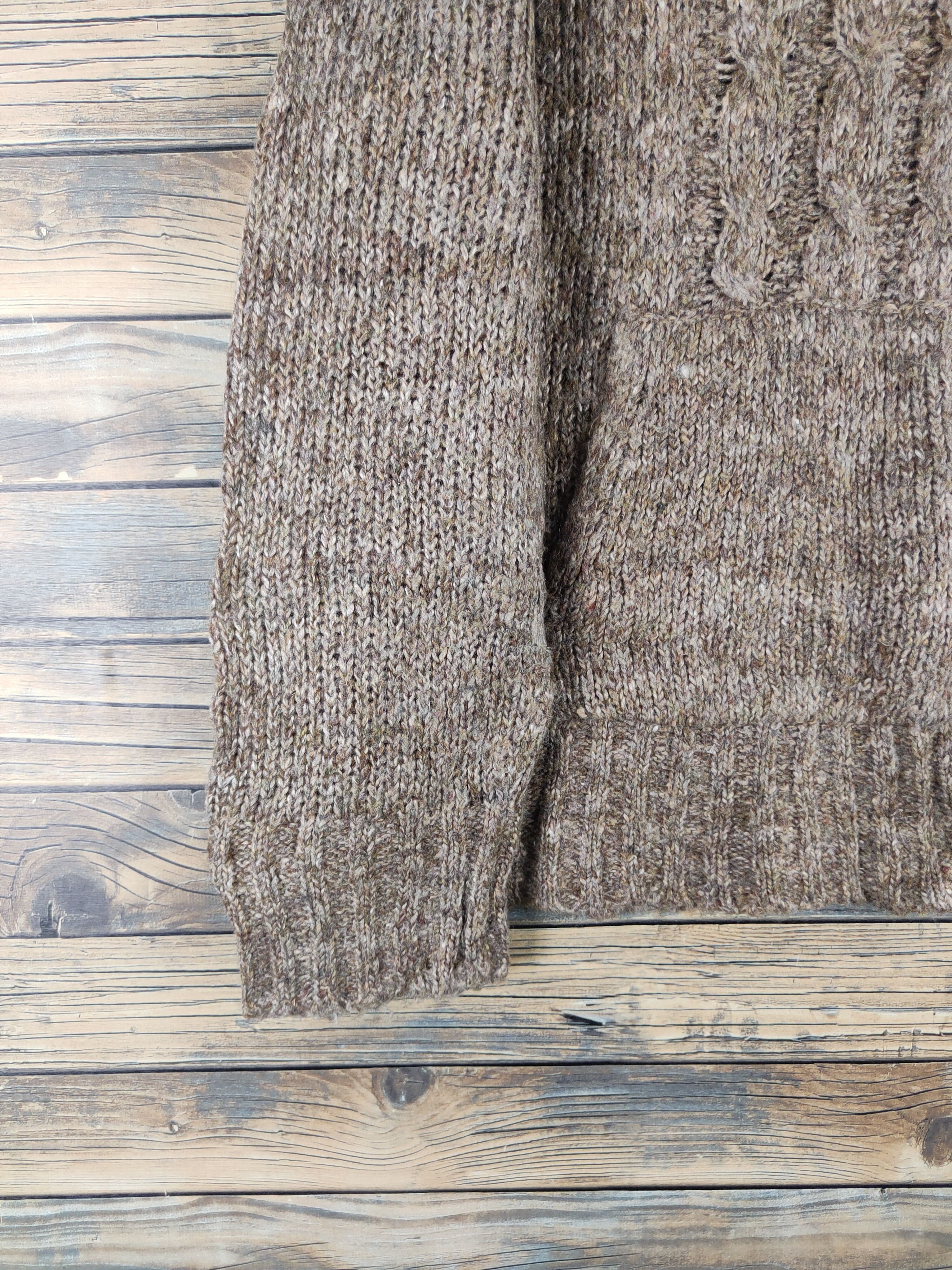 Faded Glory Faded Glory Brown Knitwear Hoodie Sweatshirts #W1477 Size XL / US 12-14 / IT 48-50 - 4 Thumbnail