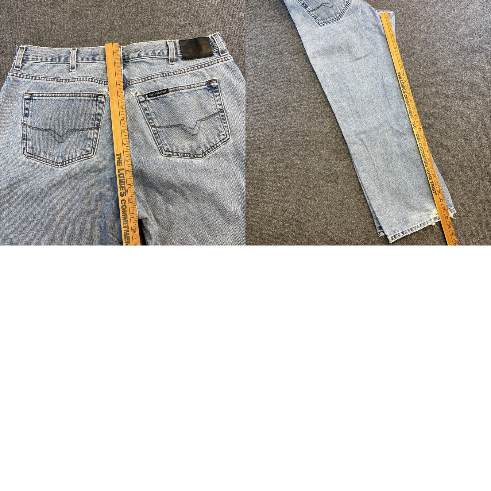 Harley Davidson Harley-Davidson Jeans Harley-Davidson Original Denim Blue 100% Cotton Bootcut Jeans 38x30 Mens Regular Twist Pockets Vintage No Size US 38 / EU 54 - 9 Thumbnail