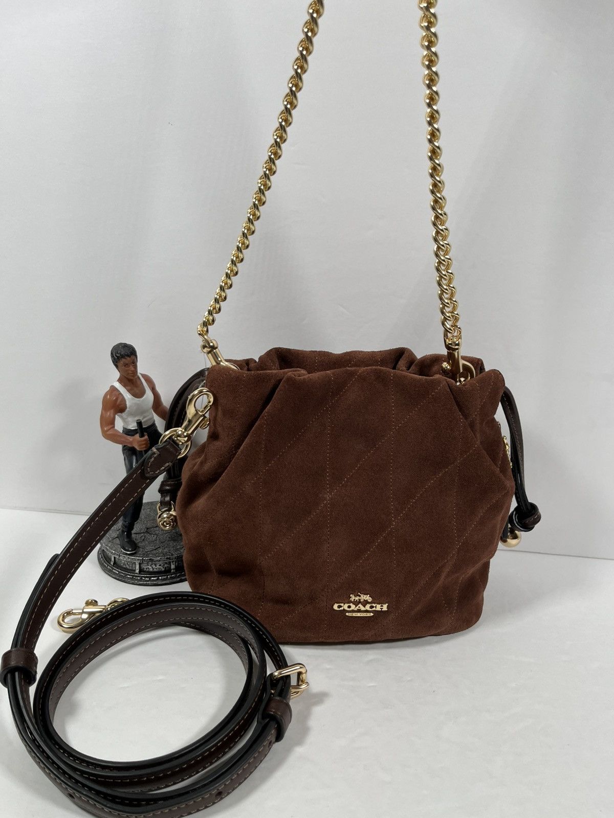 Coach Coach Faye Mini Drawstring Bag With Quilting NWT Size ONE SIZE - 6 Thumbnail