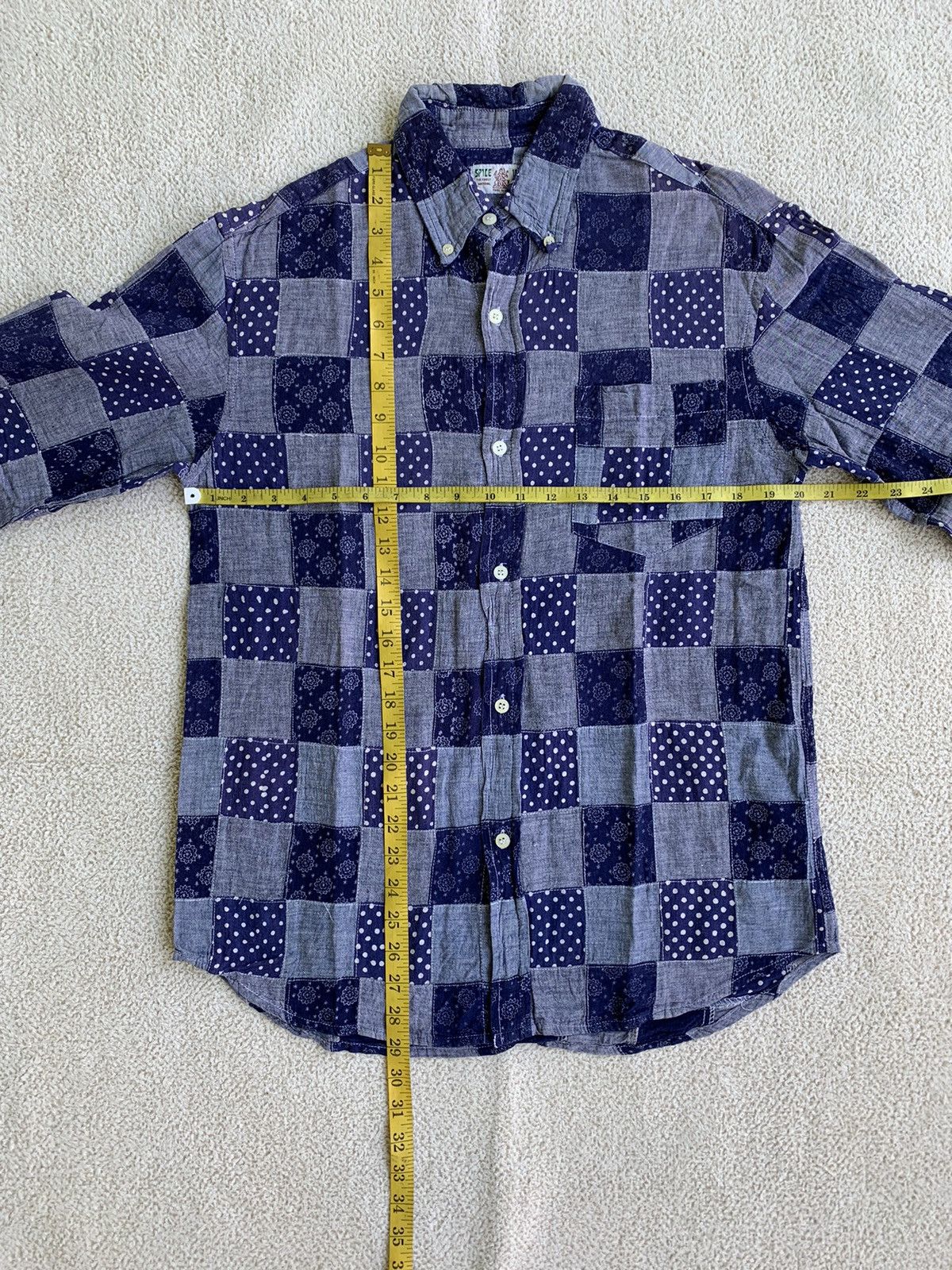 Beauty Beast × If Six Was Nine × Japanese Brand VTG Spice Island Patchwork LongSleeve T shirt Size US L / EU 52-54 / 3 - 9 Thumbnail