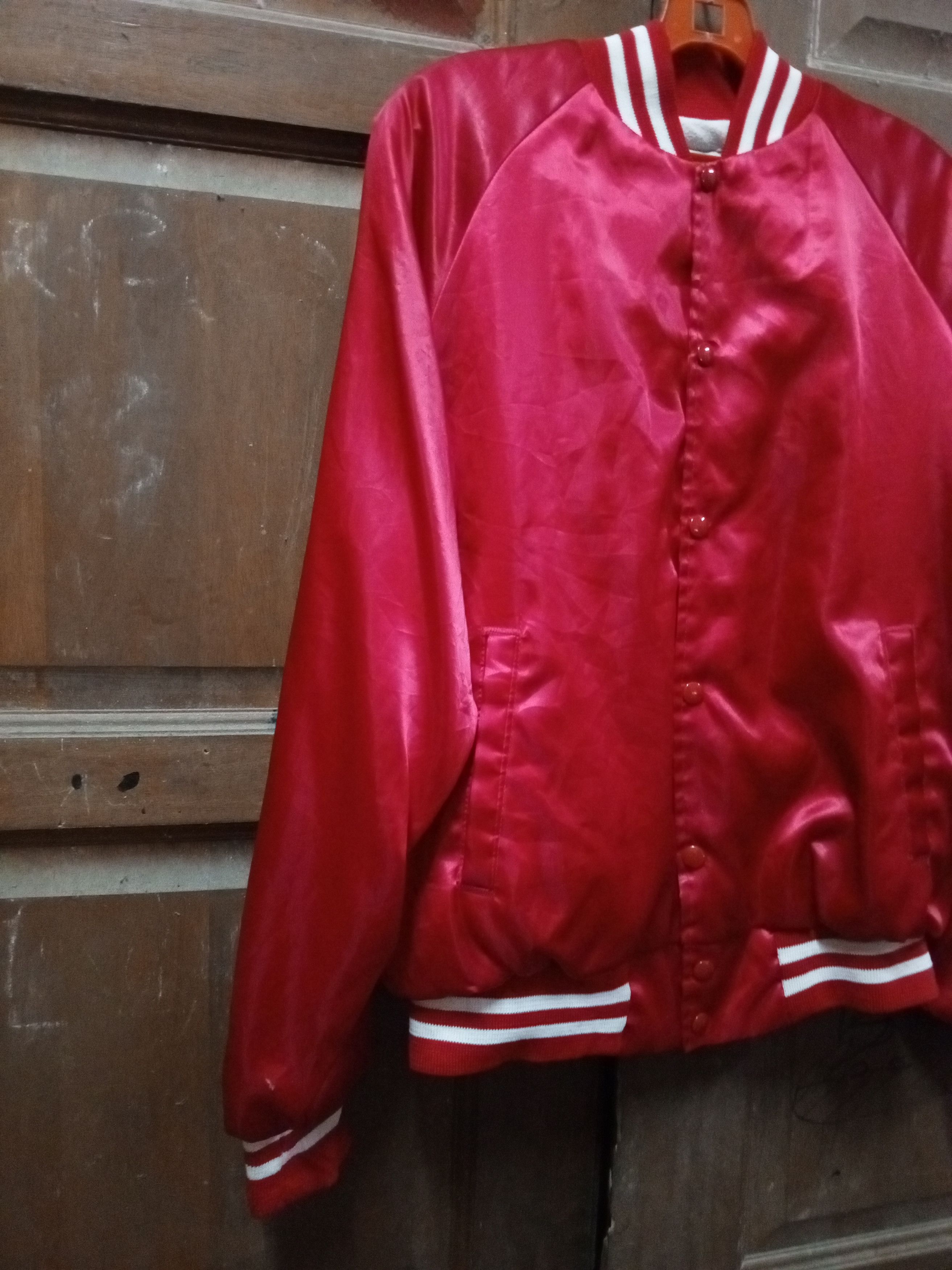 Other 🔥90s🔥nylon versity jacket rare Size US L / EU 52-54 / 3 - 3 Thumbnail