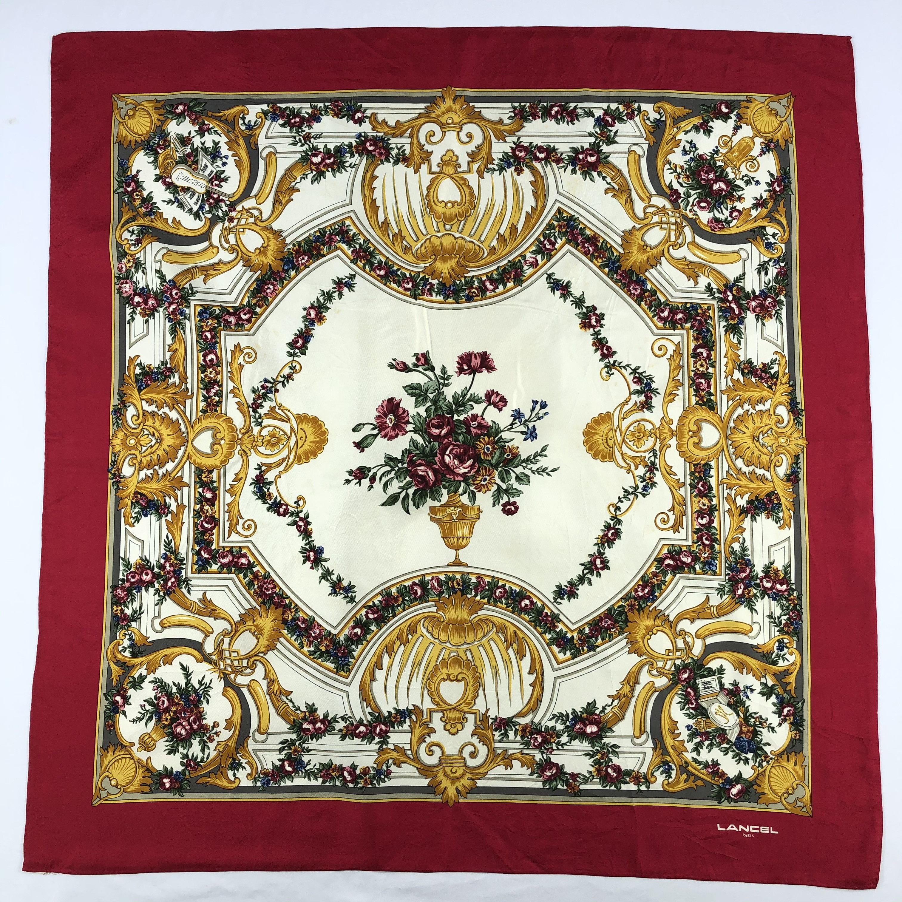 Lancel Vintage Lancel Silk Scarf Size ONE SIZE - 2 Thumbnail