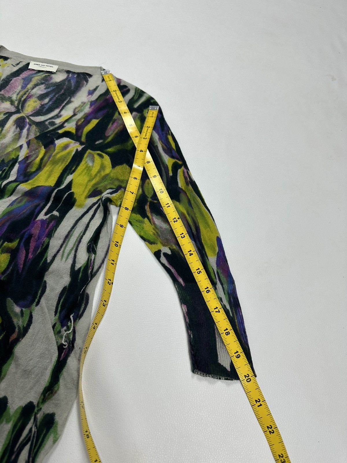 Dries Van Noten Dries Van Noten Multicolored Art Cardigan Size M / US 6-8 / IT 42-44 - 11 Thumbnail