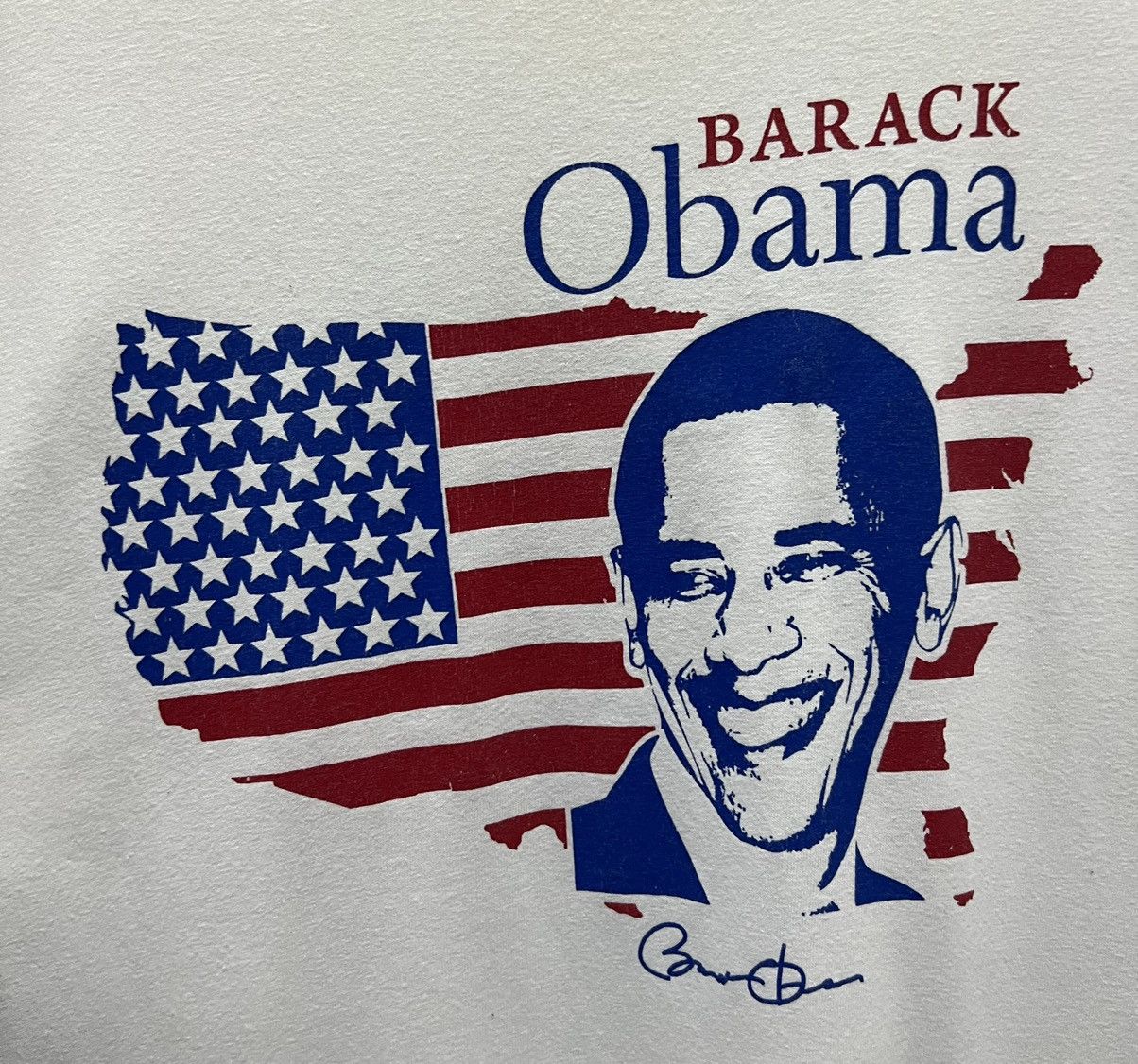 Alstyle × Vintage VINTAGE ALSTYLE BARACK OBAMA SHIRT Size US XL / EU 56 / 4 - 3 Thumbnail