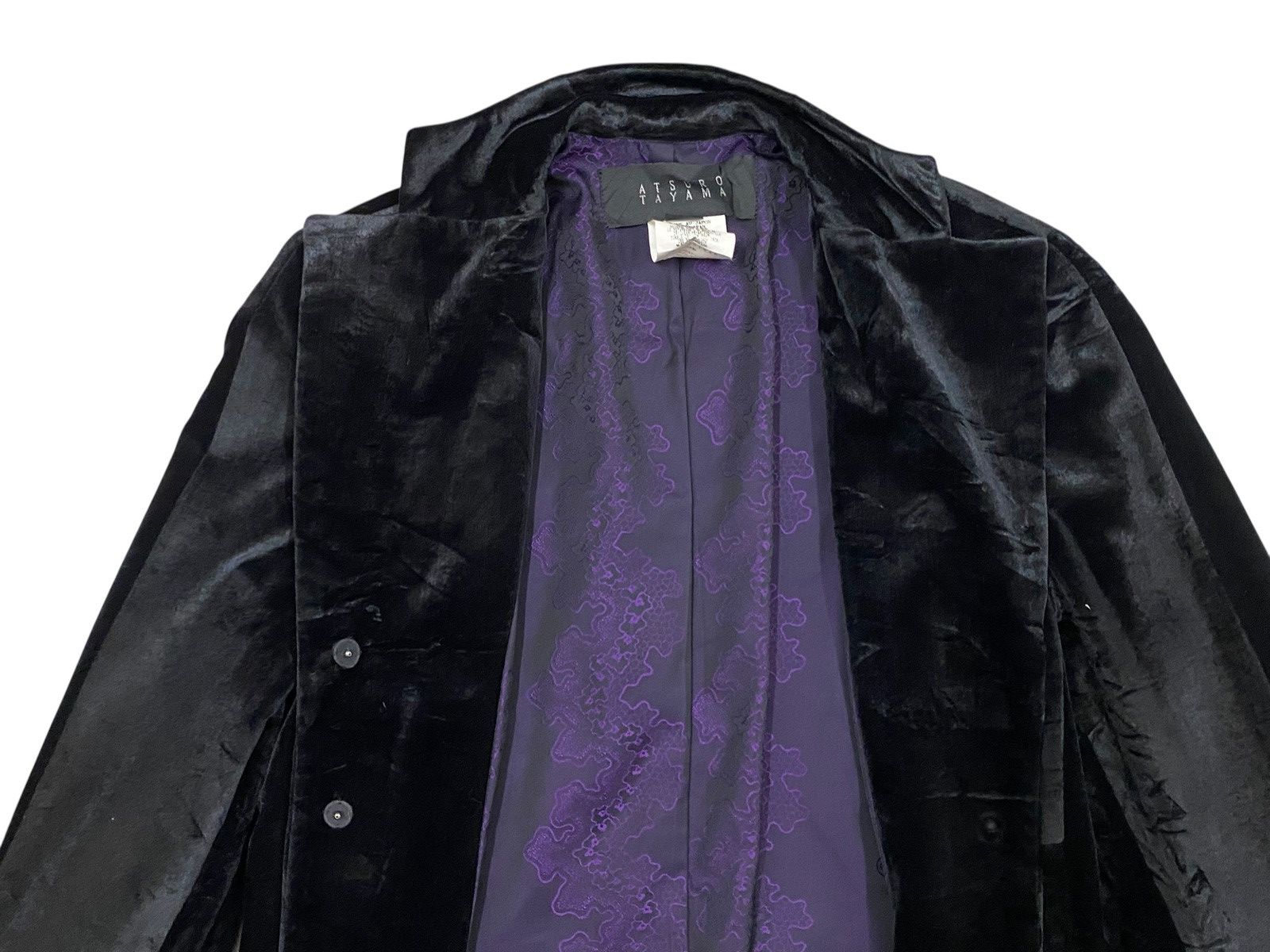 Japanese Brand Atsuro Tayama Velvet Jacket Black Size US S / EU 44-46 / 1 - 5 Thumbnail