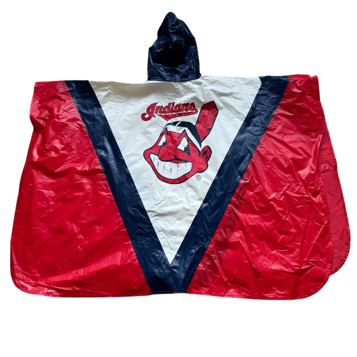 Vintage vintage cleveland indians adult poncho Size US L / EU 52-54 / 3 - 3 Thumbnail
