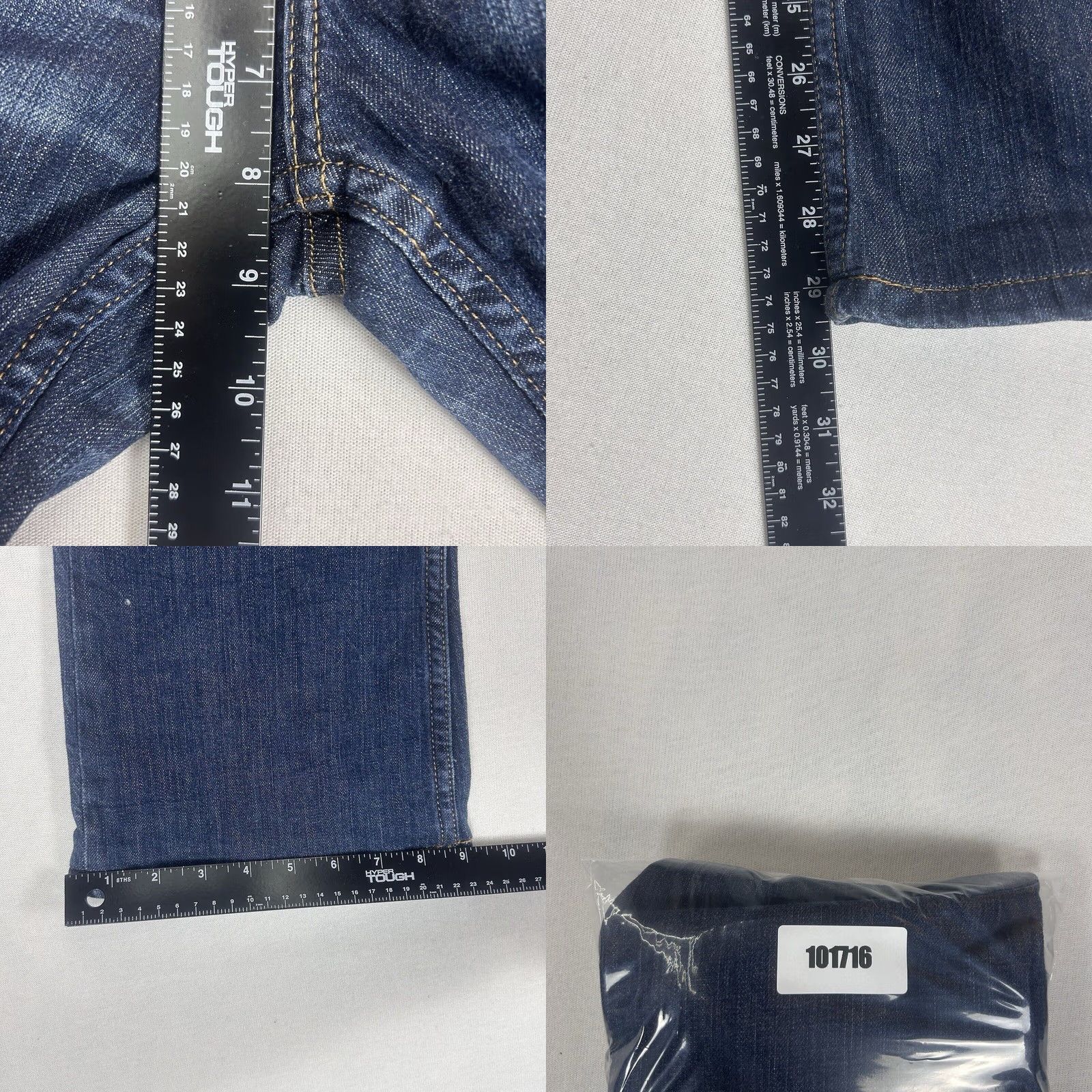 American Eagle Outfitters American Eagle Hipster Jeans Womens Size 4 Reg Blue Denim Bootcut Flared AEO Size 27" / US 4 / IT 40 - 8 Thumbnail