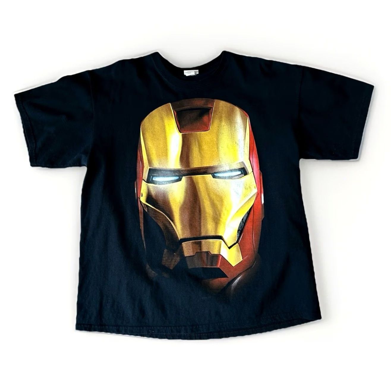 Vintage VINTAGE Marvel Iron Man 2010 Tee Black T-Shirt Short Sleeve XL Men Crew Neck Cotton Logo Graphic Print Tee 2010s Mens Size US XL / EU 56 / 4 - 2 Thumbnail