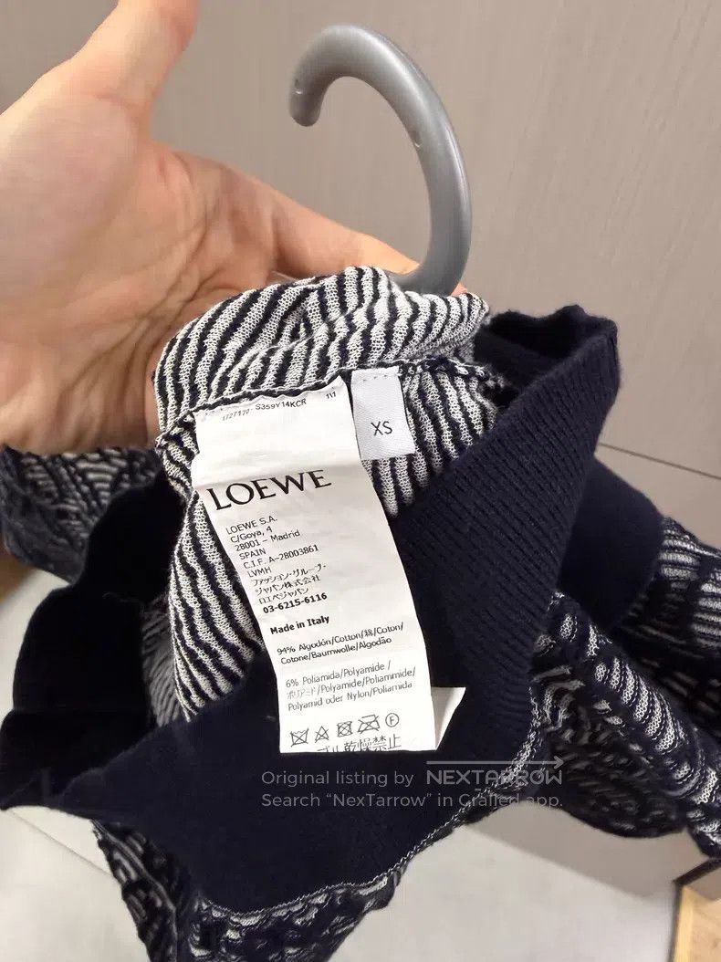 Loewe Loewe Full Print Logo Short Sleeve Polo Shirt Size XS / US 0-2 / IT 36-38 - 4 Thumbnail