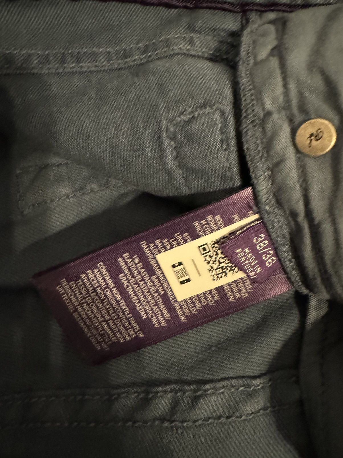 Ralph Lauren Purple Label Ralph Lauren Purple Label Blue Denim Trouser Size US 38 / EU 54 - 2 Thumbnail