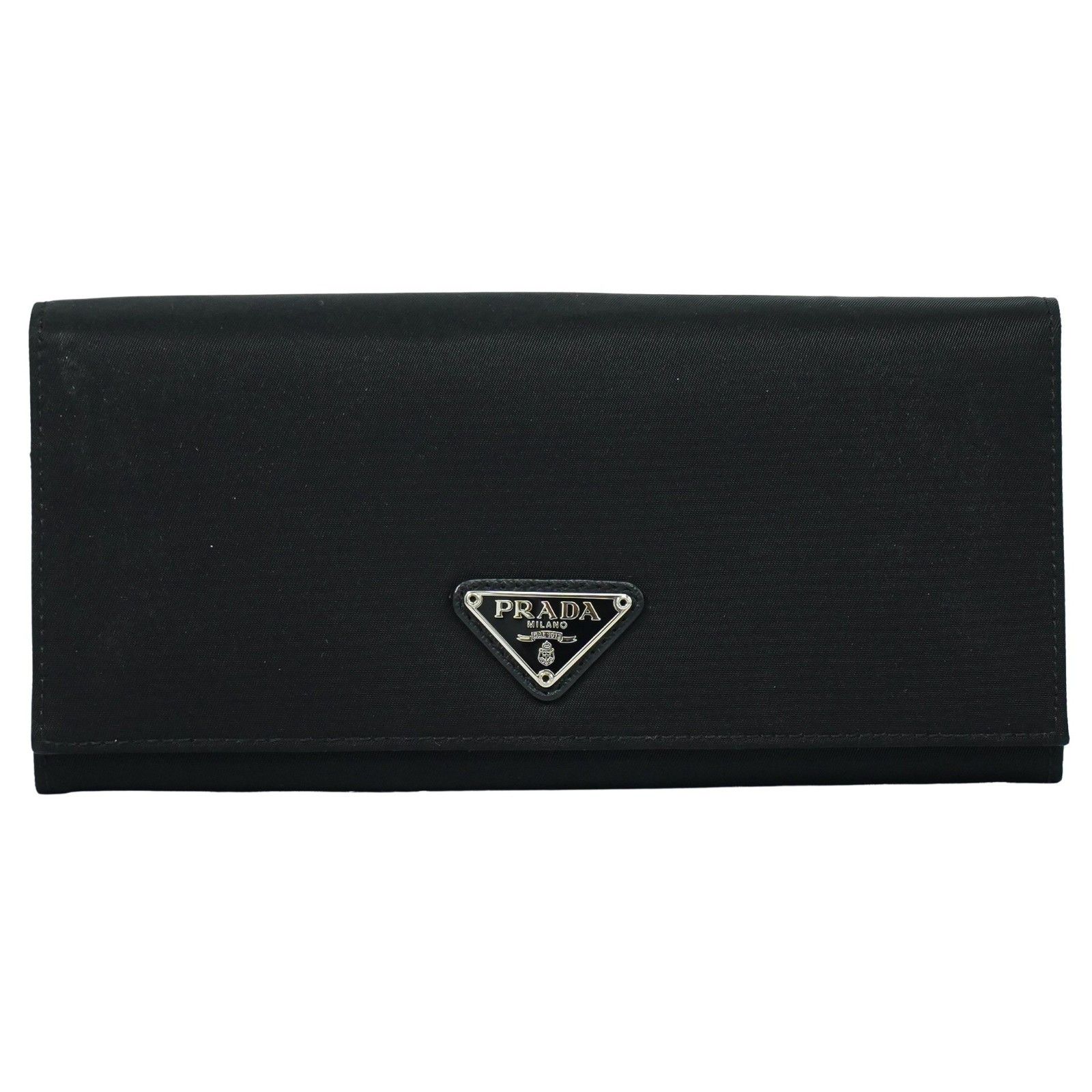 Prada Prada Continental Wallet Tessuto Size ONE SIZE - 1 Thumbnail