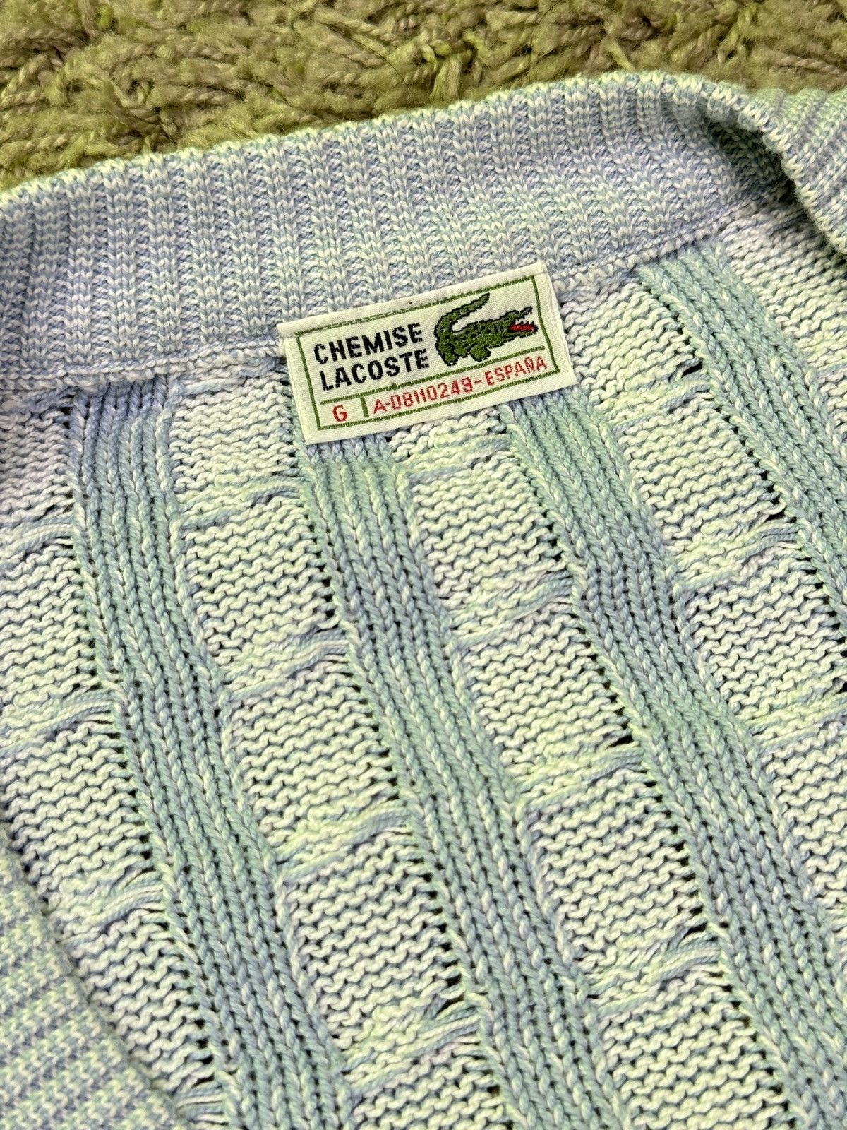 Lacoste Vintage sweater Lacoste original casual streetwear item Size US L / EU 52-54 / 3 - 3 Thumbnail