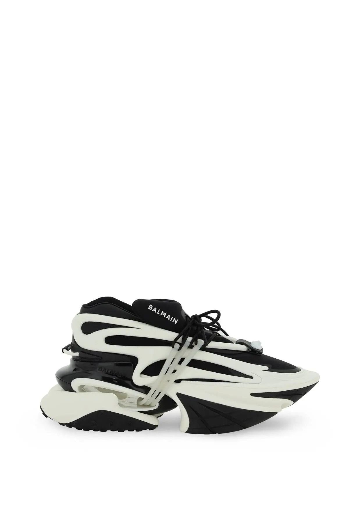 Balmain o1s22i1n0923 Unicorn Sneakers in White Black | Grailed