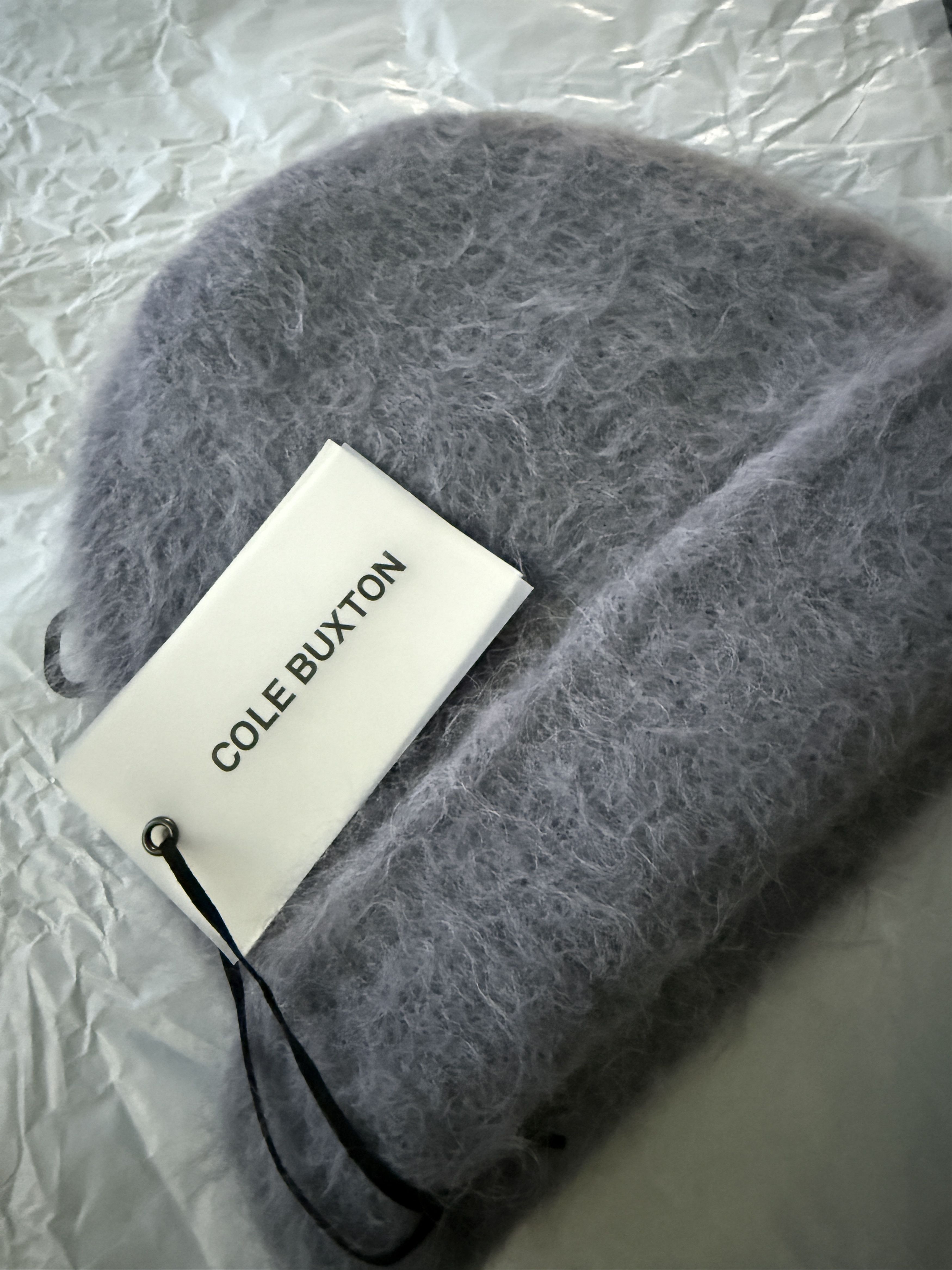 Cole Buxton Blank Alpaca Knit Beanie Size ONE SIZE - 3 Thumbnail