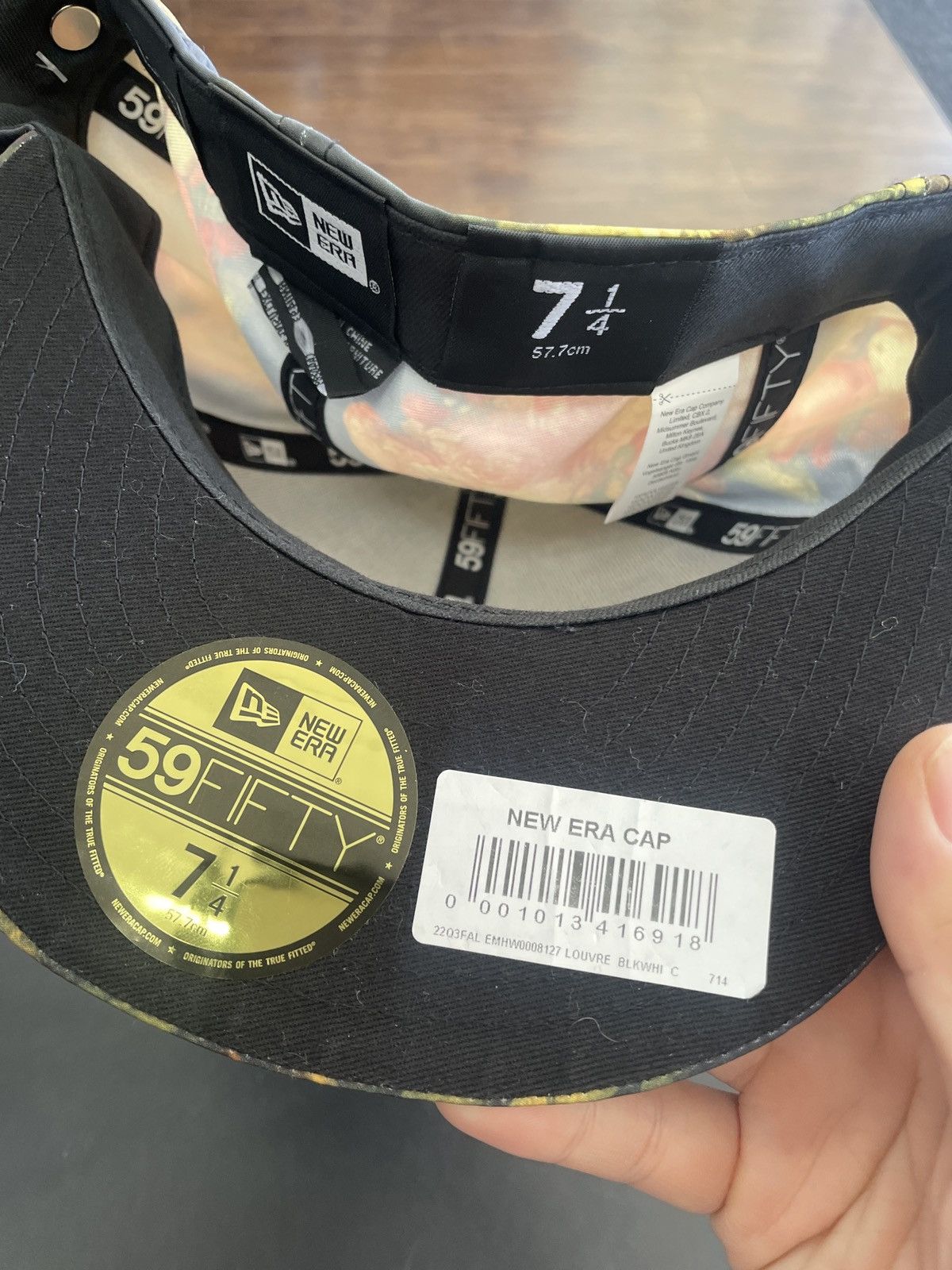 New Era New Era Louvre Four Seasons AOP 5950 Fitted HAT Size ONE SIZE - 5 Thumbnail